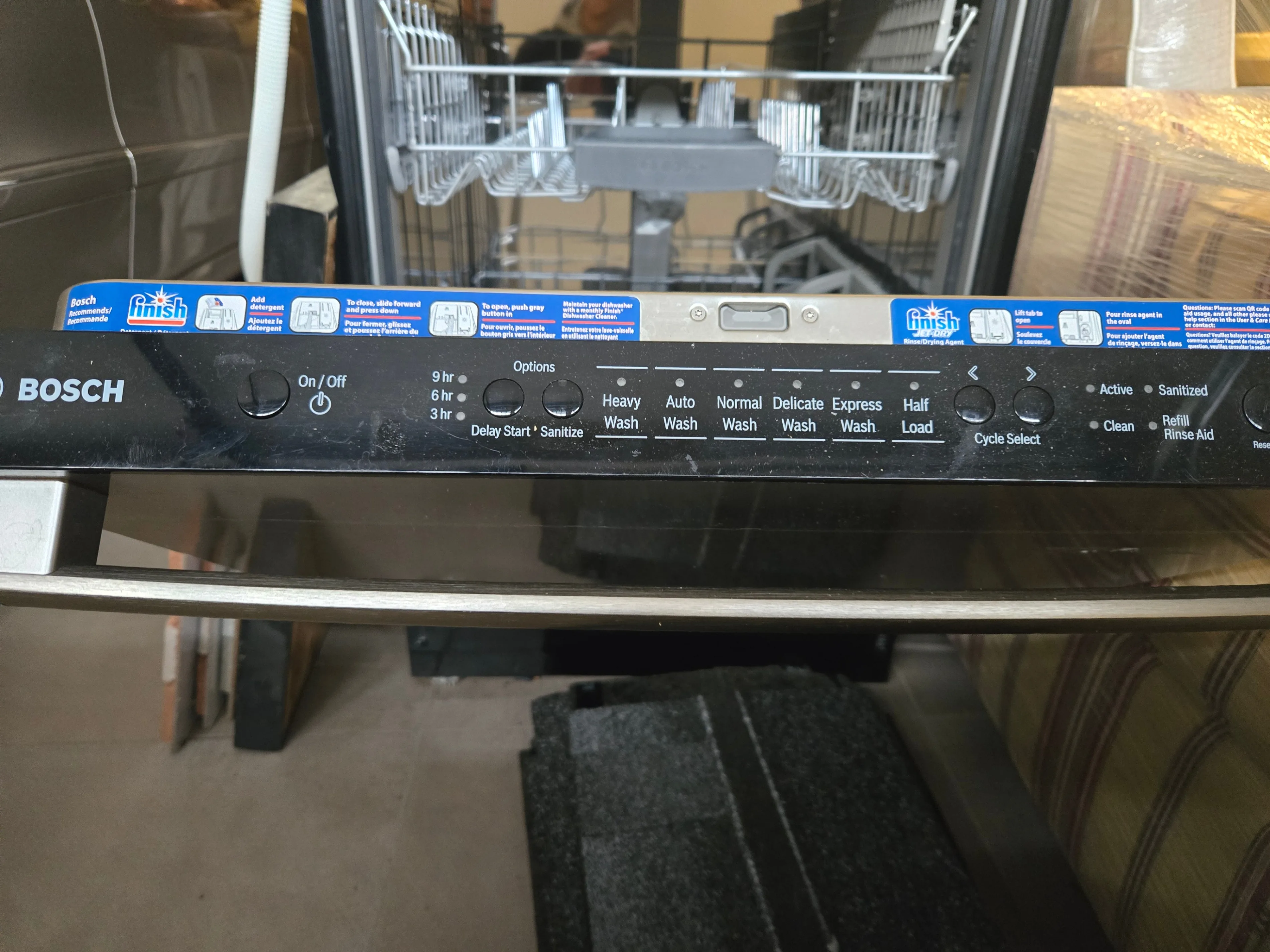 Super quiet Bosch stainless steel dishwasher for sale! thumbnail