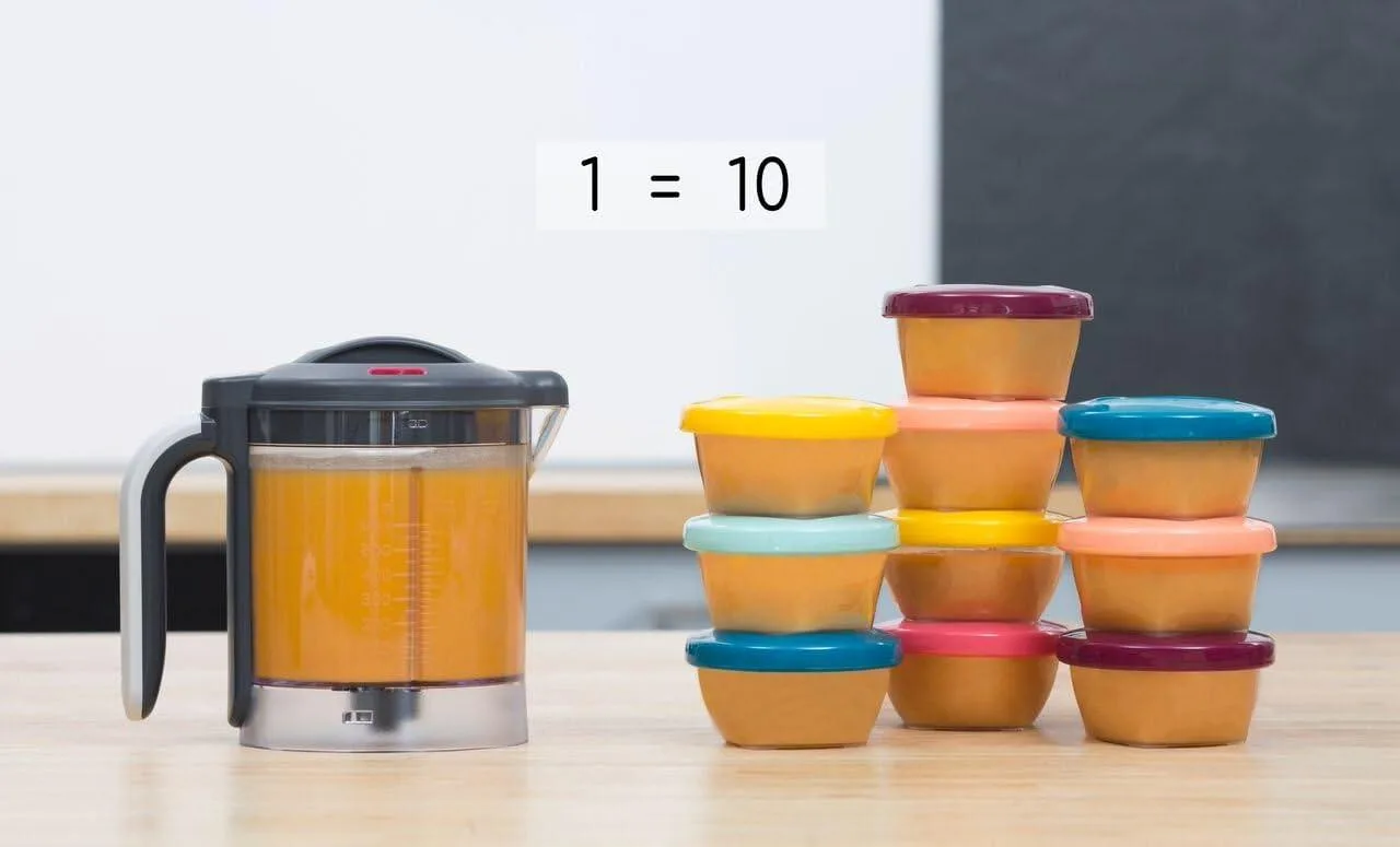 Baby Food Maker - Babymoov Duo 6in1 - Steamer, Blender, Warmer image indicator(8)