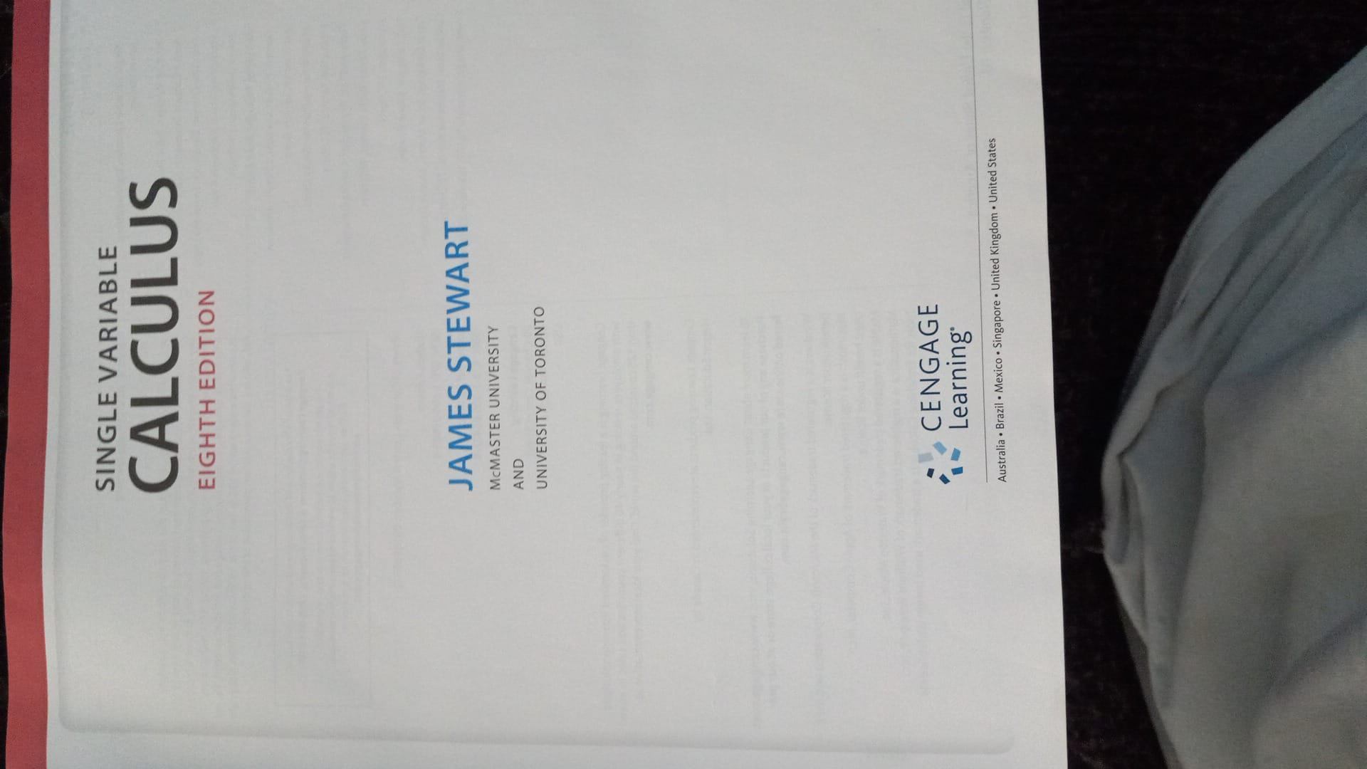 James Stewart Calculus 8th edition (USED) TEXT BOOK - photo 3