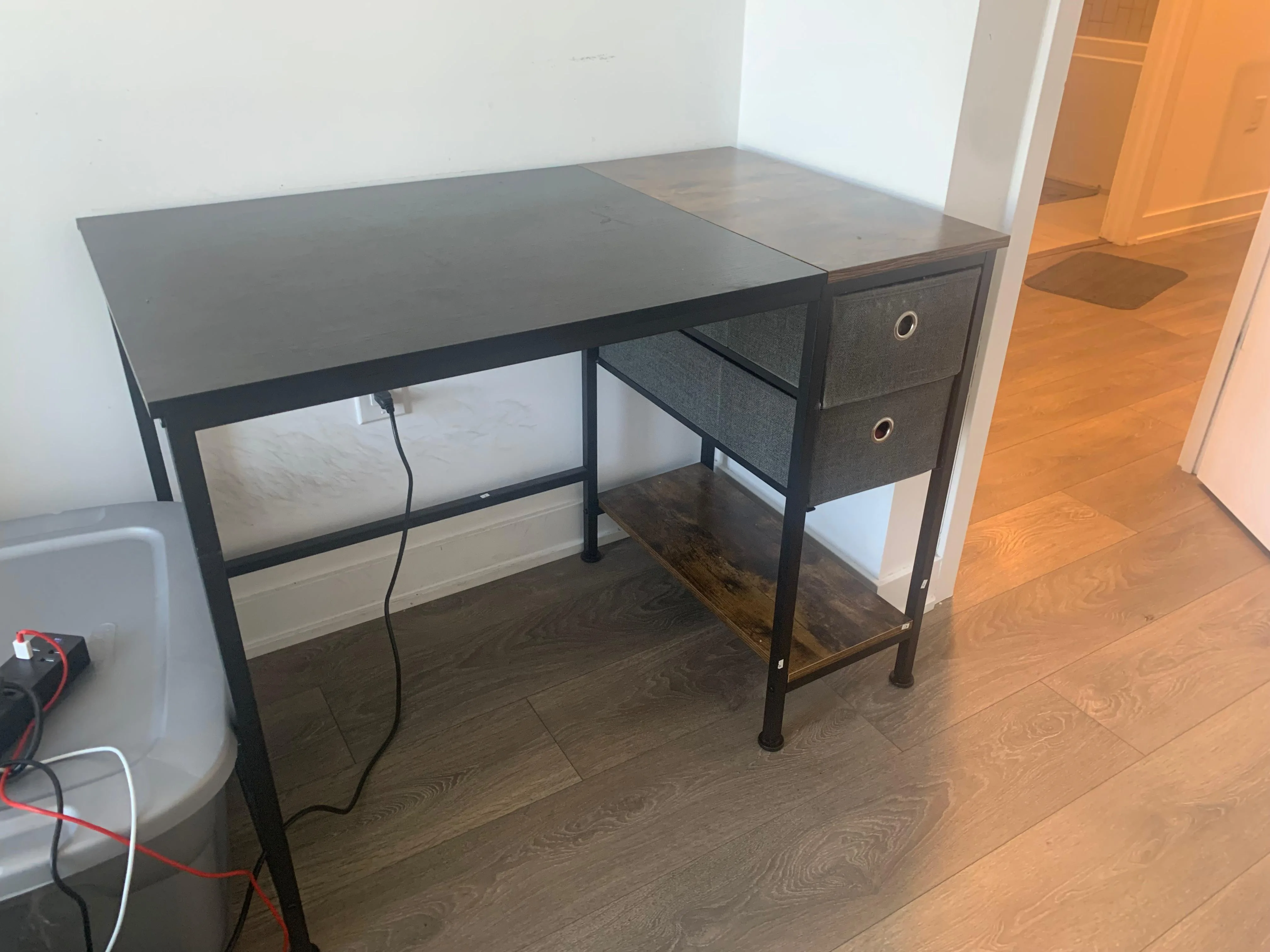 40" Office Desk with Drawers image indicator(2)