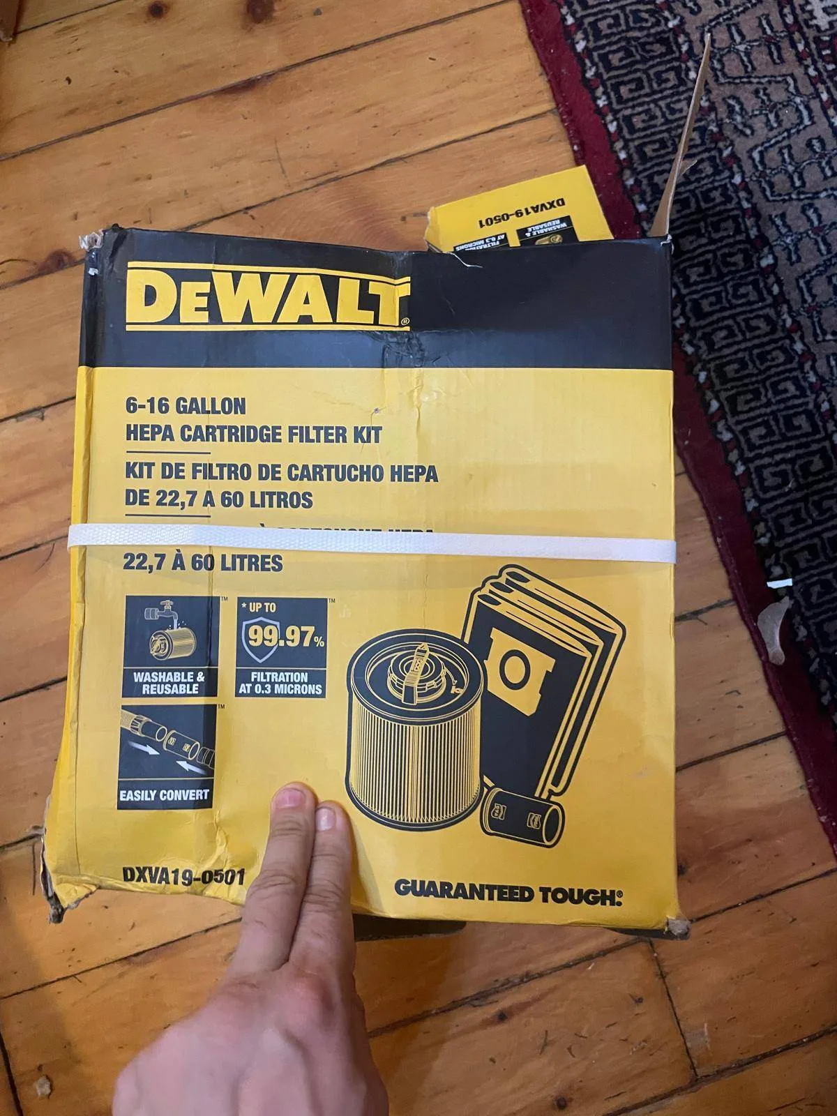DeWalt 6–16 Gallon HEPA Cartridge Filter Kit – $35 thumbnail