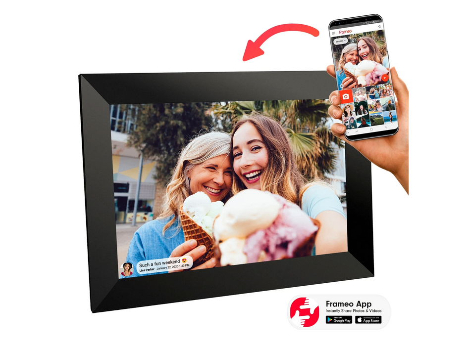 Sylvania10" Inch Wi-Fi Digital Picture Frame with touchscreen - photo 2