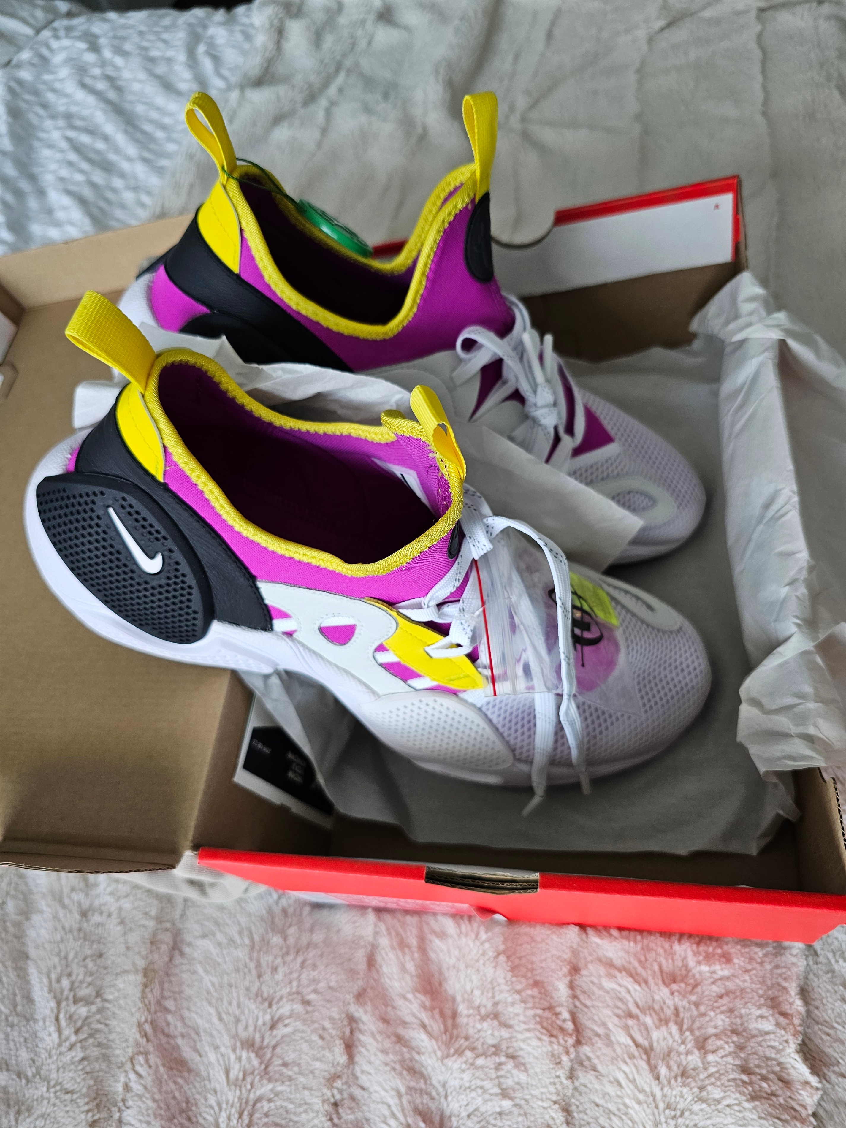 Nike Air Huarache Edge TXT QS Magenta Neon Yellow BQ5206 500 - photo 2