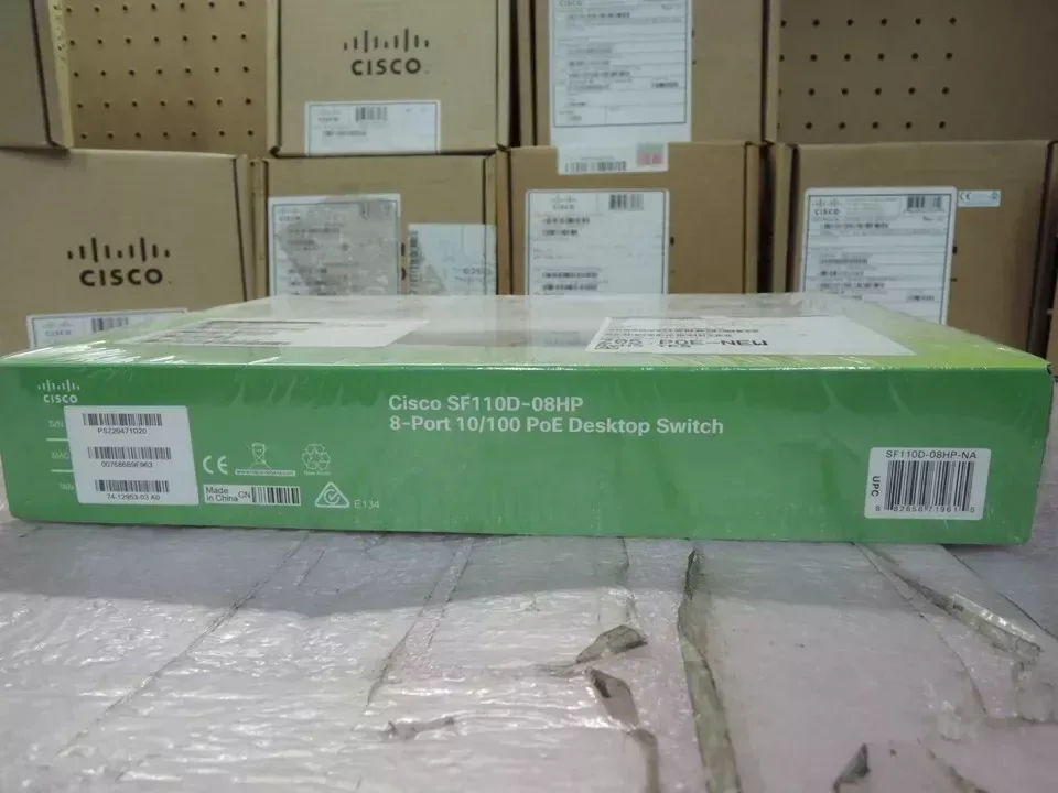 Cisco SF110D-08HP-NA 8-Port PoE Unmanaged Switch thumbnail