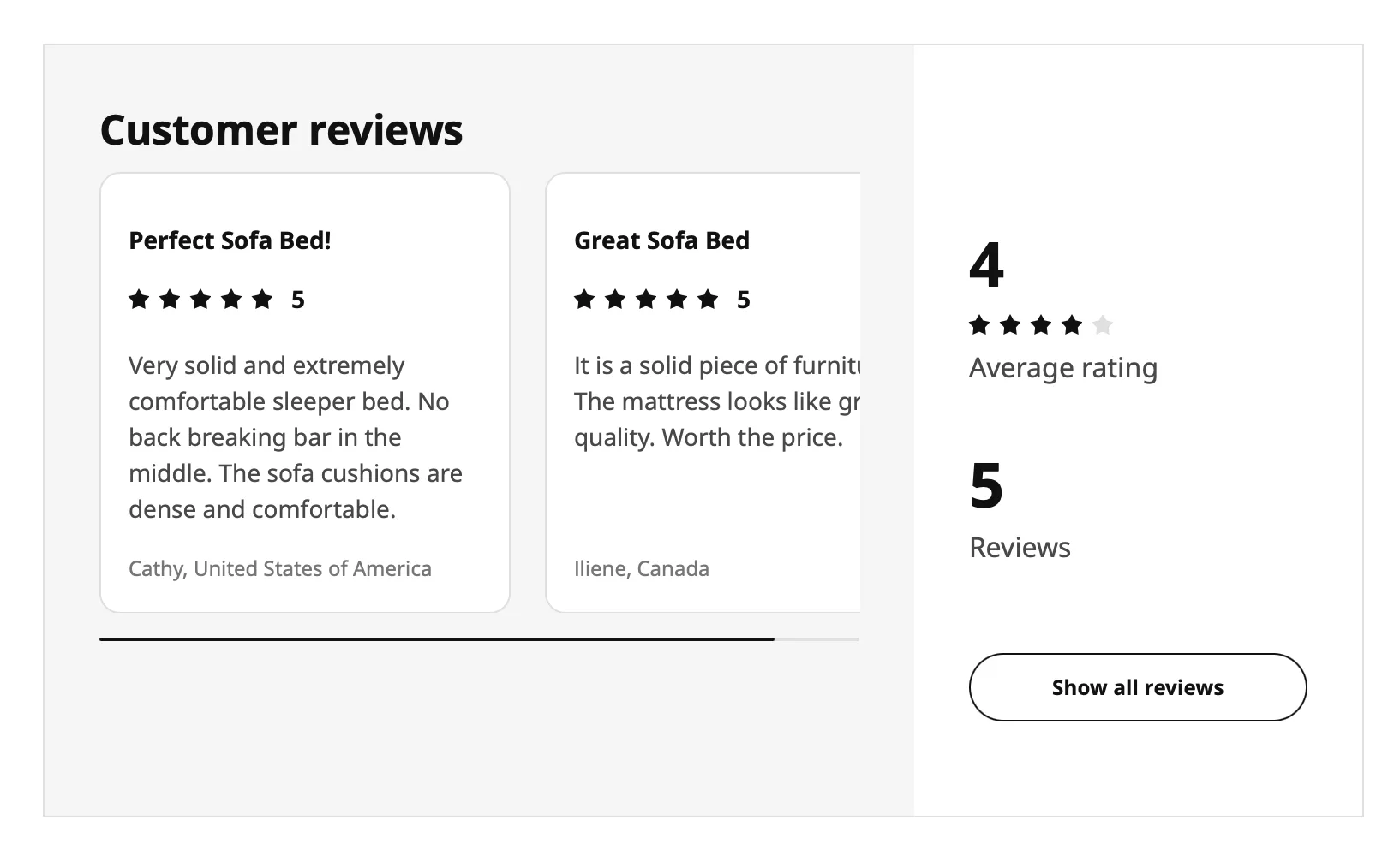 Queen Size Finnala Sofa Bed - 1 Arm image indicator(9)