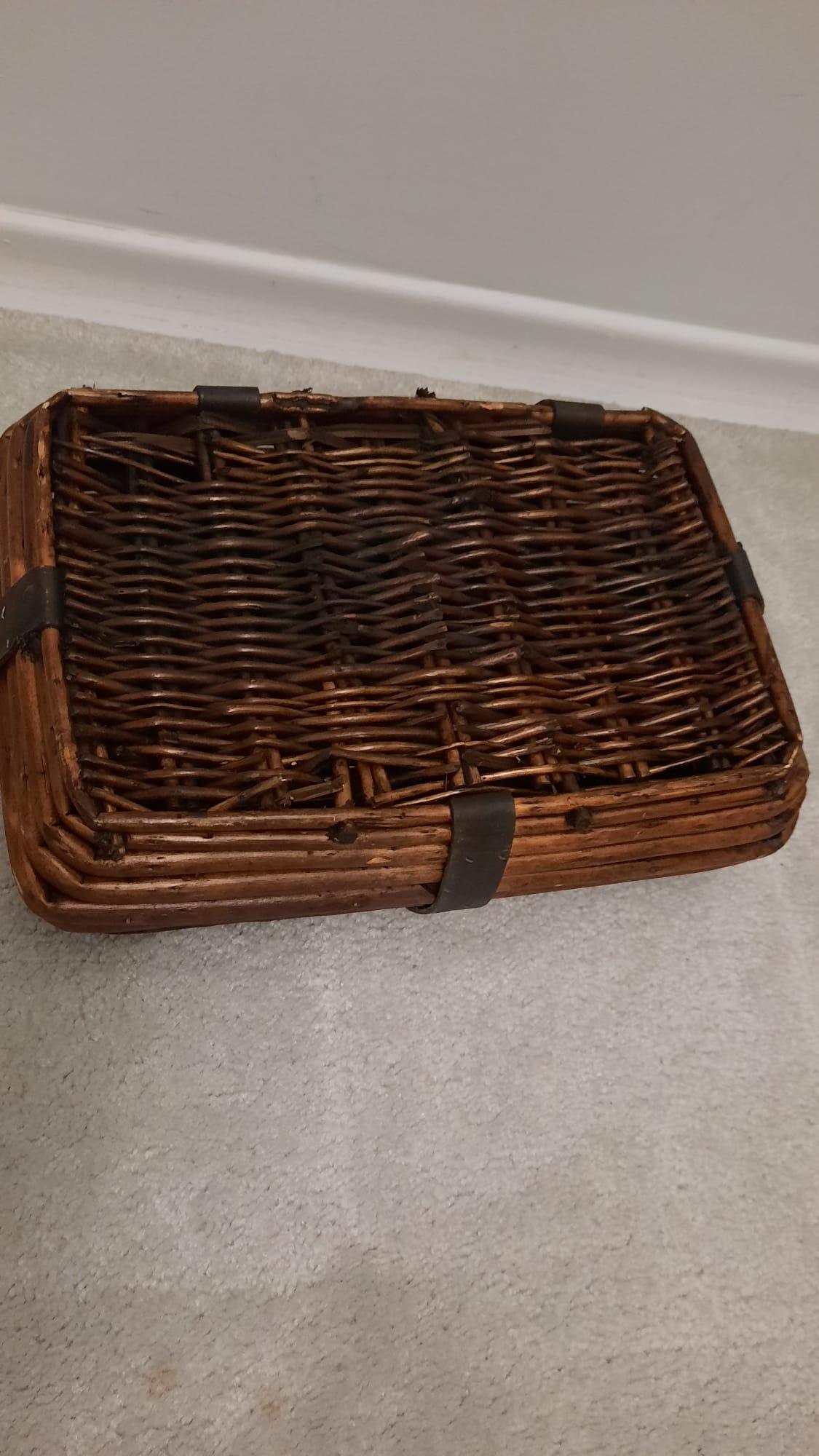 Bamboo rattan box with lid - photo 3