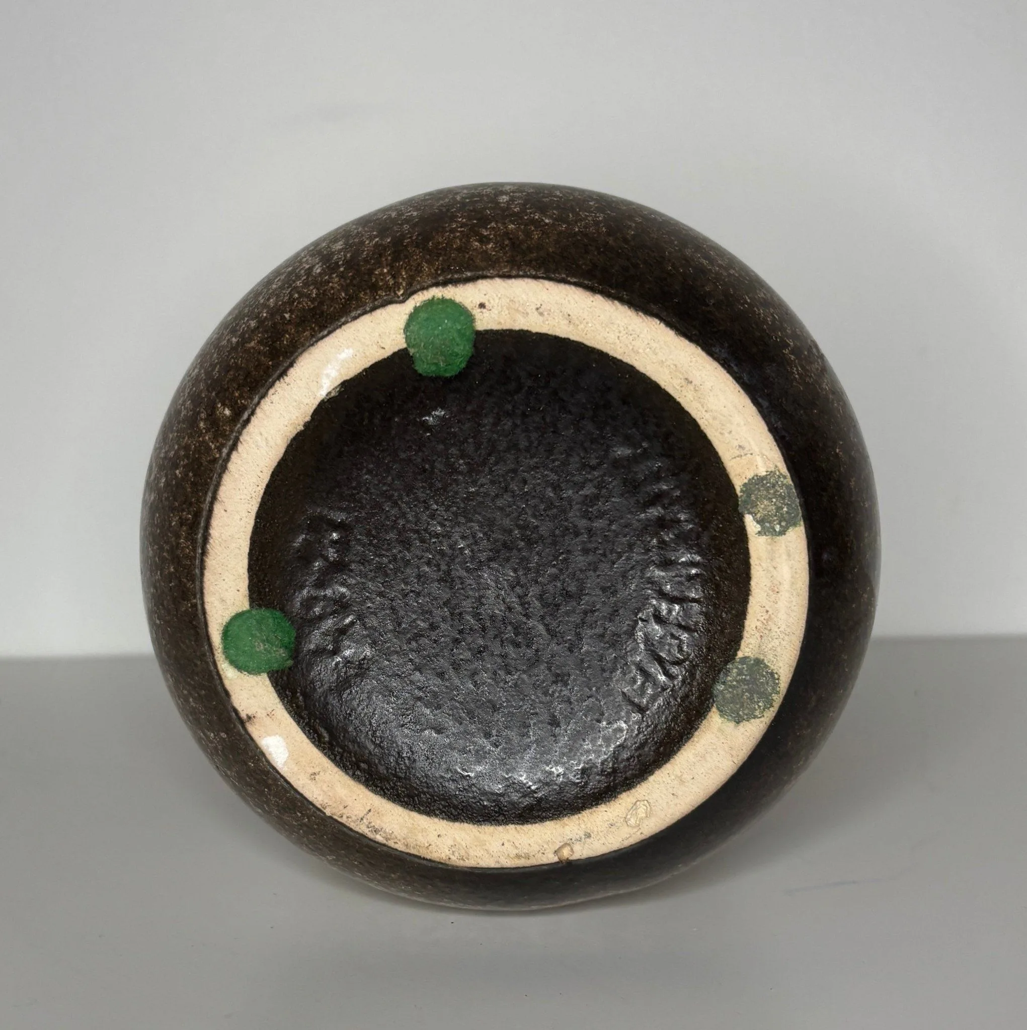 Vintage Scheurich Keramik Lora West German Pottery Lava Vase image indicator(4)