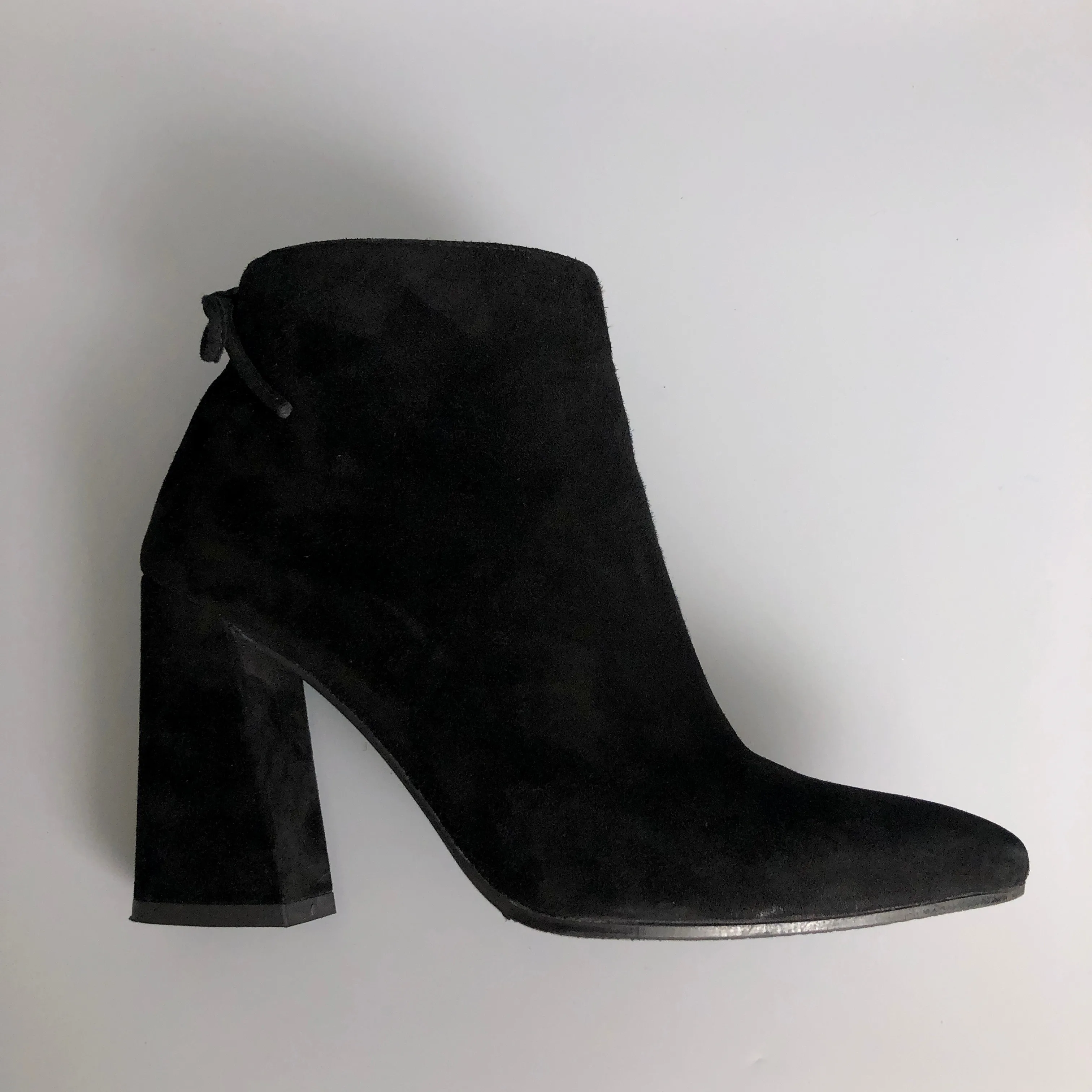 Wow! Stuart Weitzman Black Suede Ankle Boots image indicator(10)