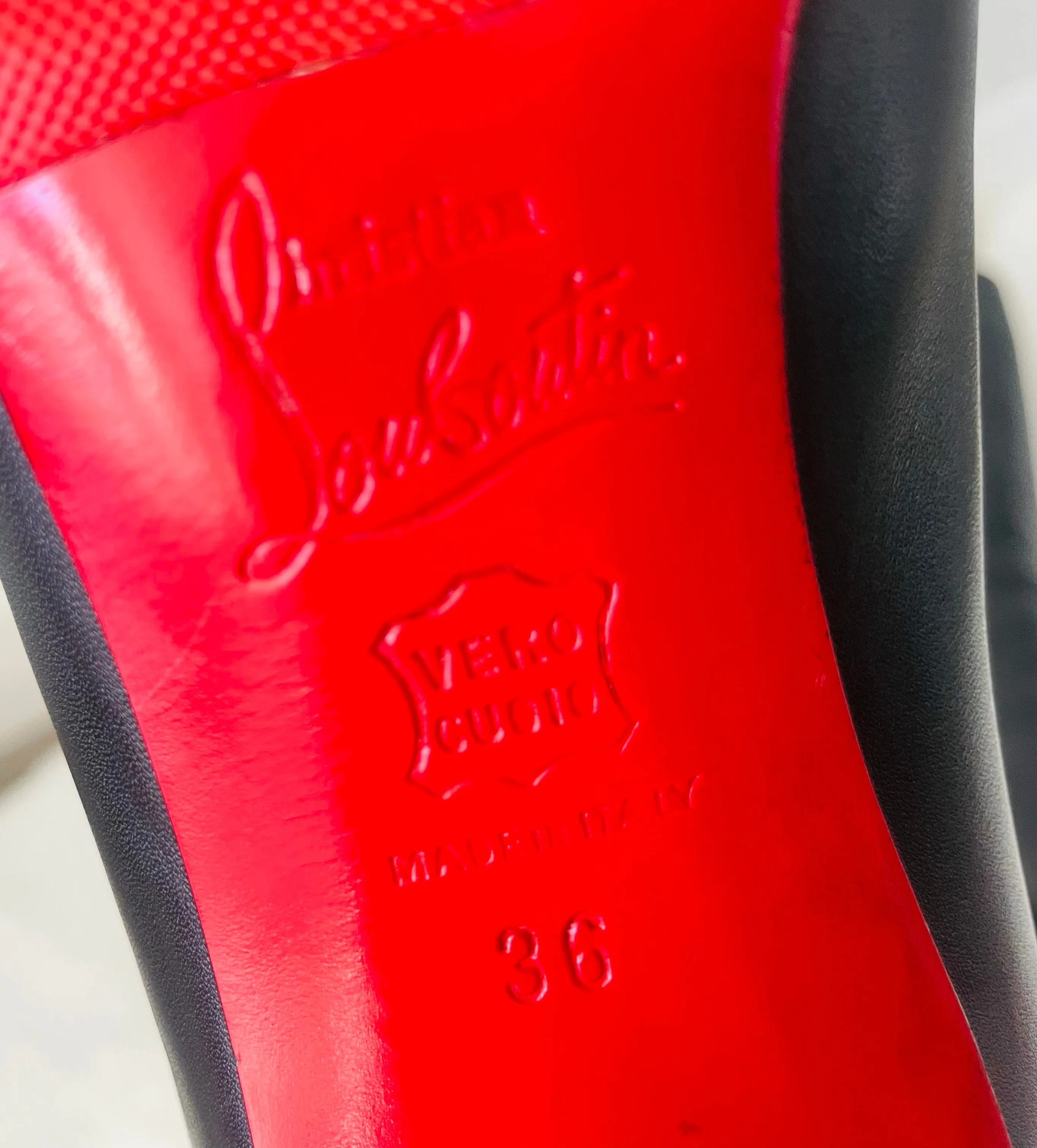 Christian Louboutin Kate Botta Boots, Black Calf -Size 36 C$1300 image indicator(3)