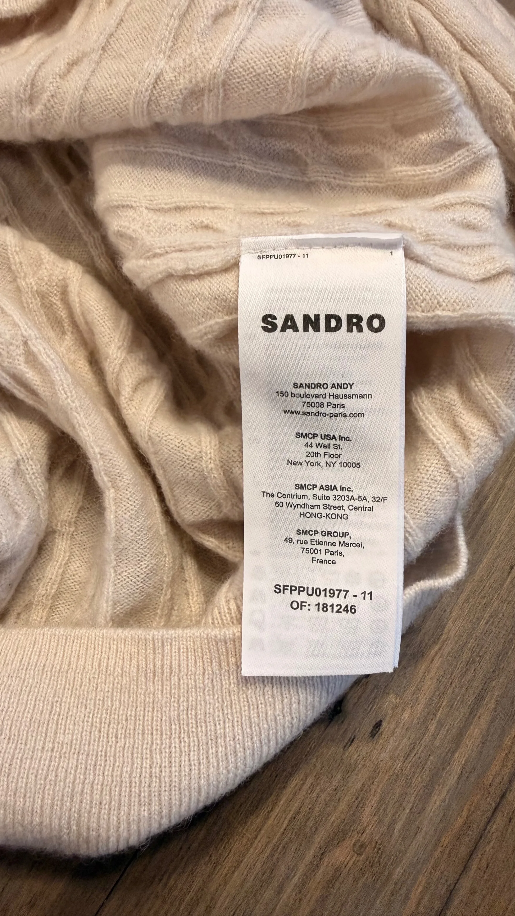 Sandro Paris Cable Knit Sweater image indicator(6)