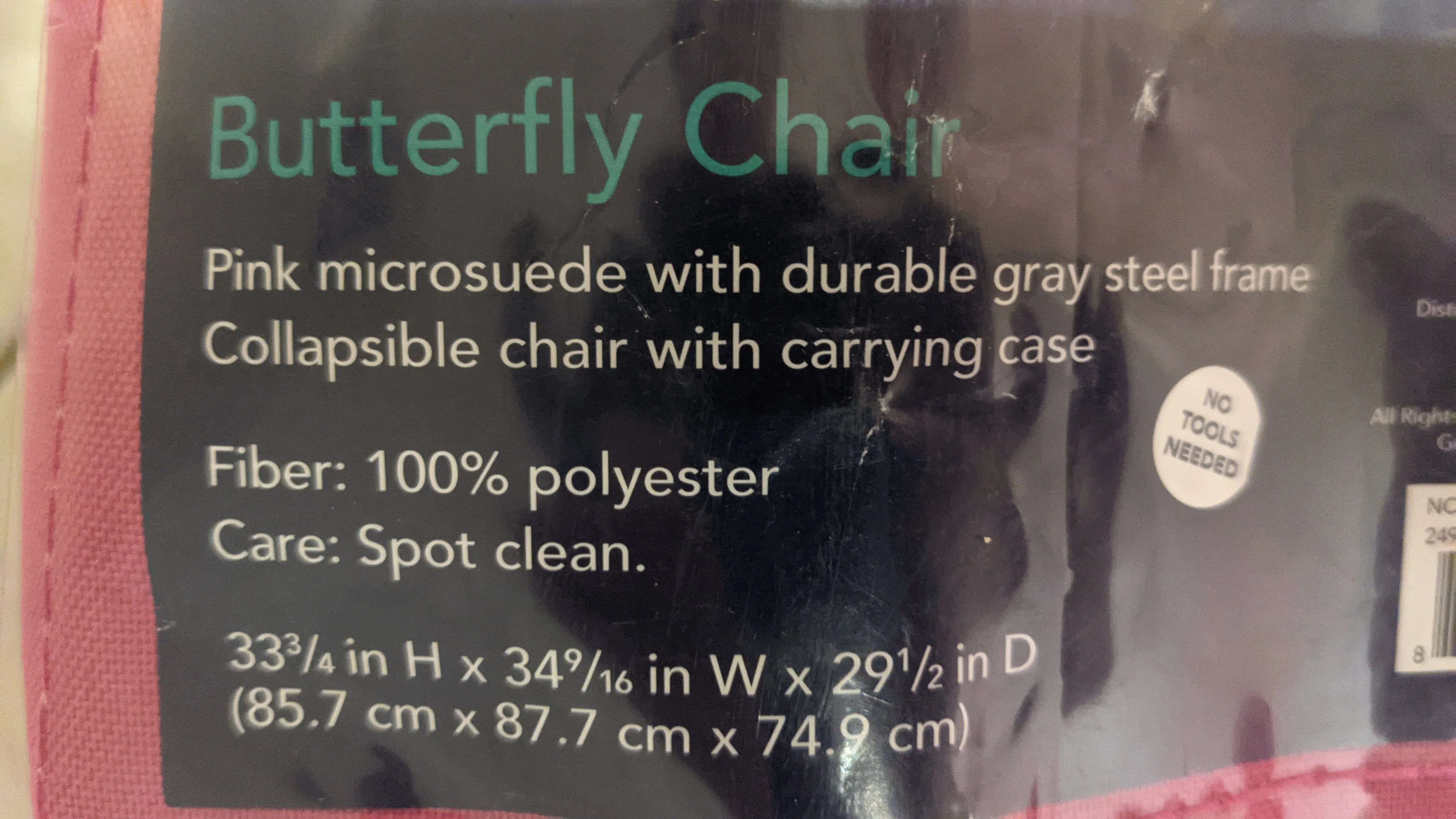 Butterfly Folding Chair (with Carrying Bag) + Ottoman image indicator(8)