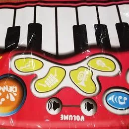 🥕 Step & Play Piano Mat for Kids - 24 keys 70" x 28" image indicator(3)