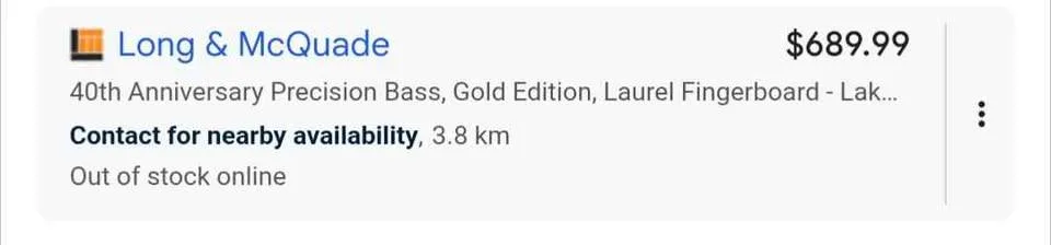 Squier 40th Anniversary gold edition Pbass image indicator(3)