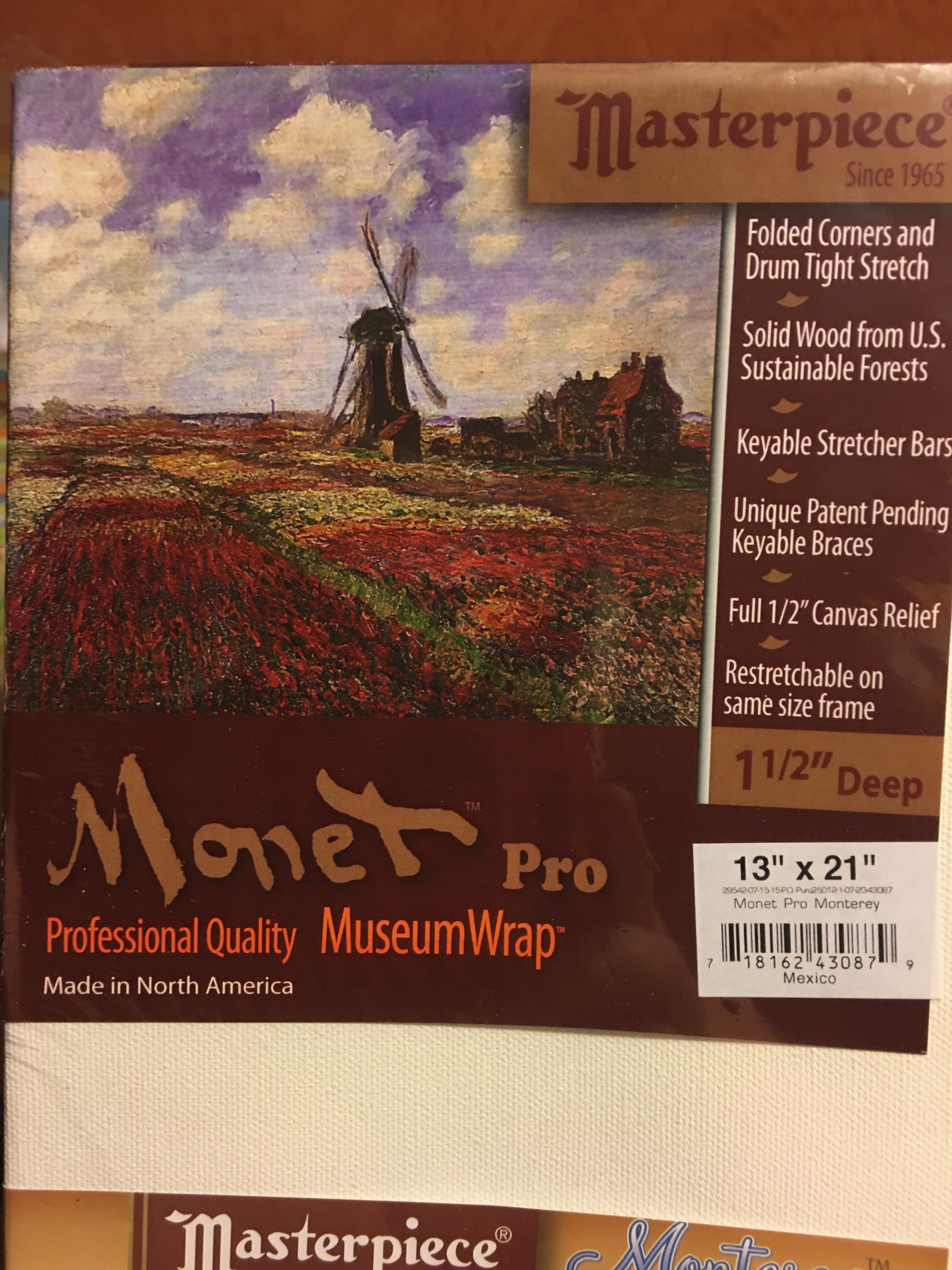 Masterpiece Monet Pro Monterey Canvas 13" x 21" - photo 3