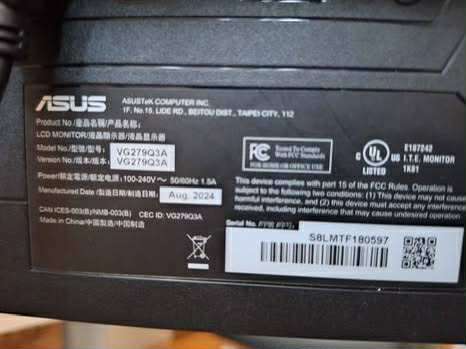 ASUS GAMING MONITOR 27 inches 1080P 180hz (VG279Q3A) - photo 3