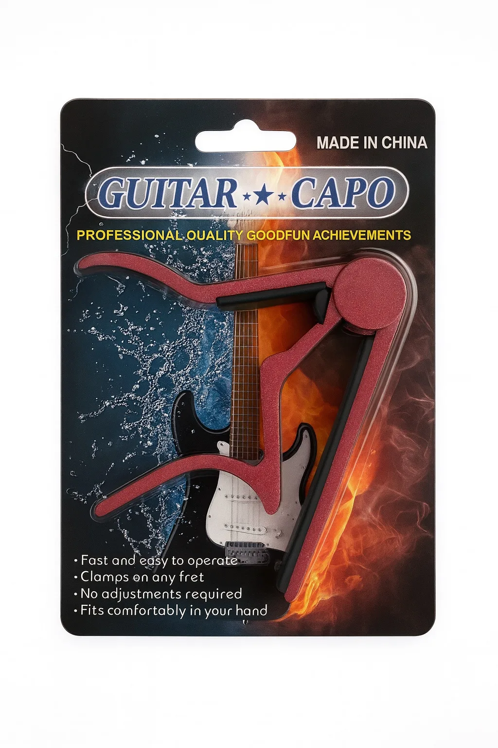 High-Quality Guitar Capo – Fast & Easy Clamp image indicator(5)