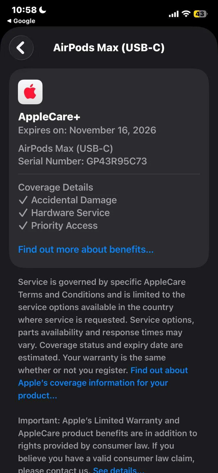 Apple AirPods Max – Space Gray(Like New, With Box & Accessories) image indicator(4)