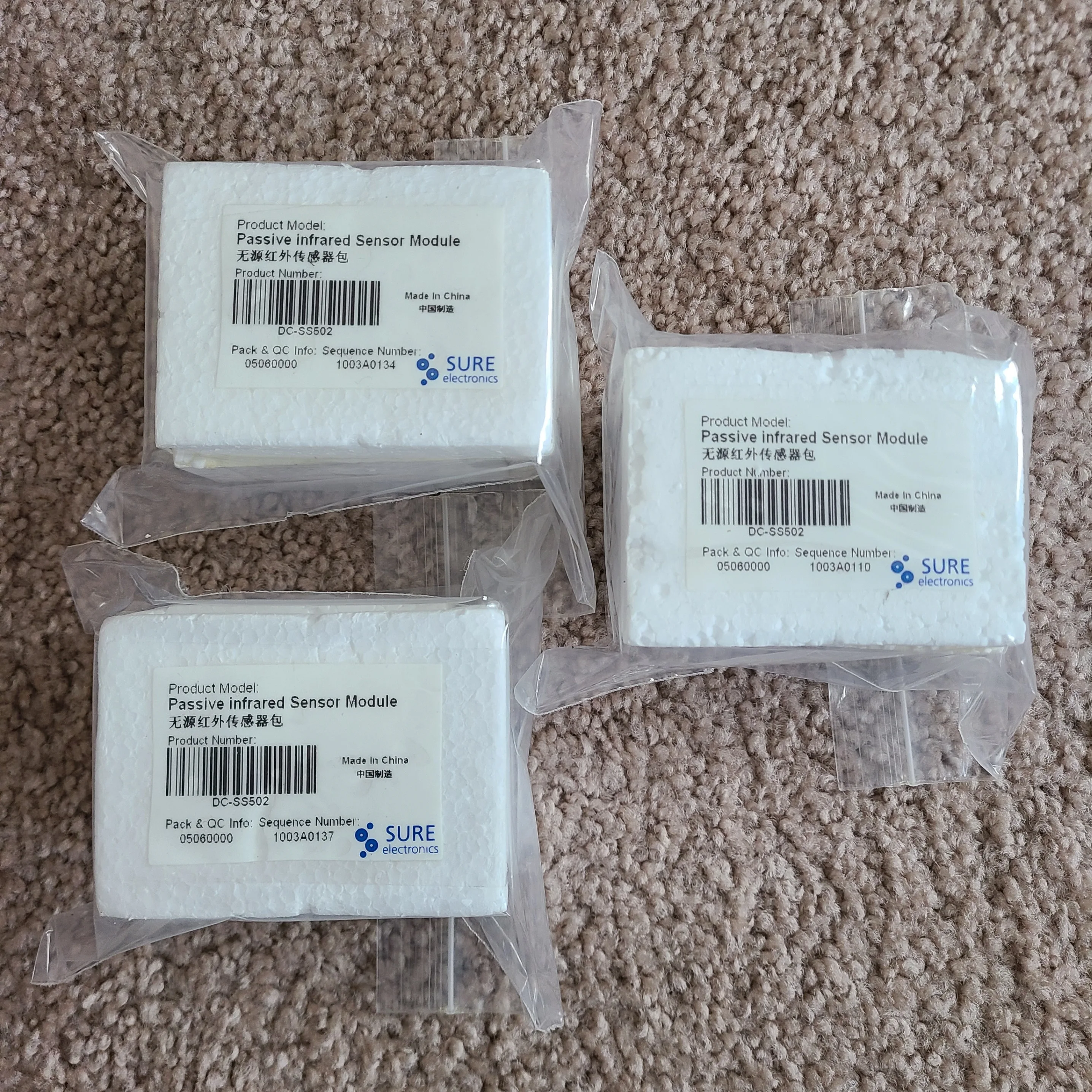 Passive Infrared PIR Motion Sensor (3 pcs) image indicator(7)