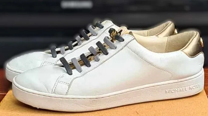Michael Kors Genuine Leather Sneaker w/ No-Tie Elastic Shoelaces image indicator(3)