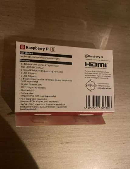 Raspberry Pi 5 8GB RAM Model image indicator(4)