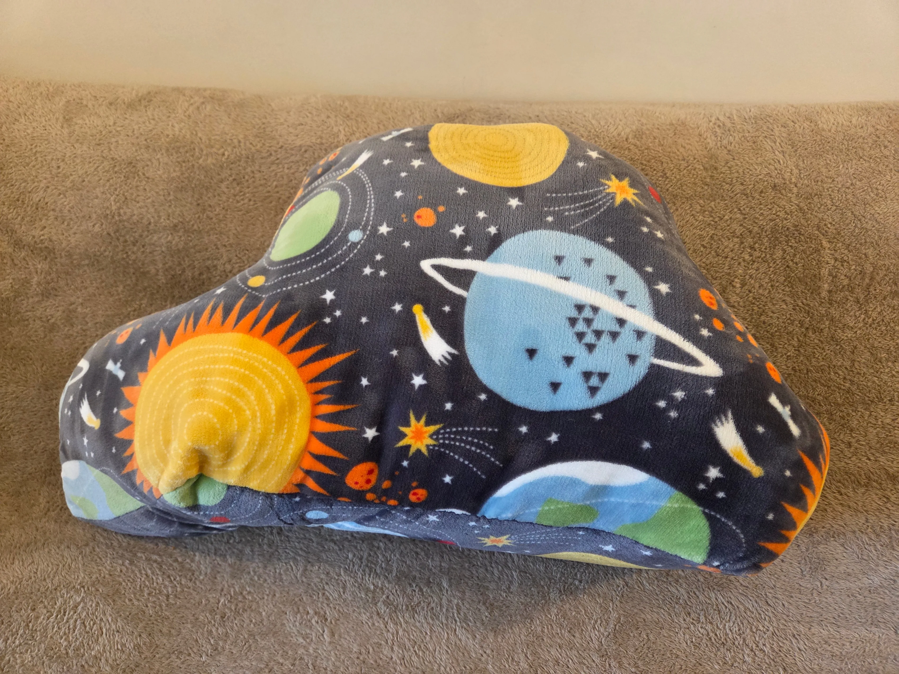 Kids Reading Pillow with Arms - Space Print image indicator(2)