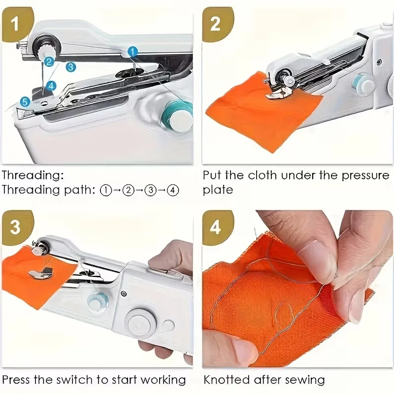 Portable Handheld Sewing Machine with 3-in-1 Function image indicator(9)
