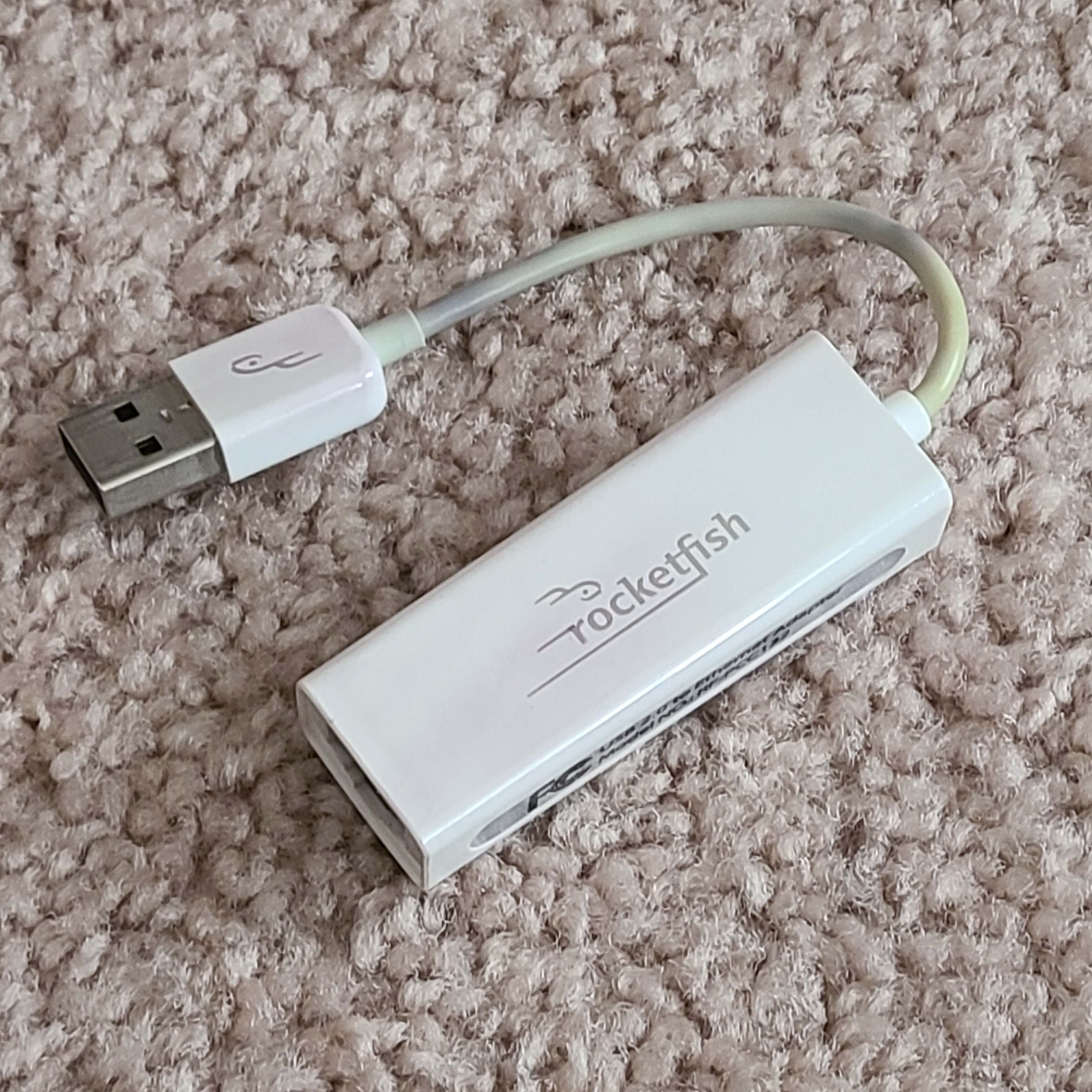 Rocketfish USB 2.0 to Ethernet Adapter (RF-PCC132) - White - photo 2