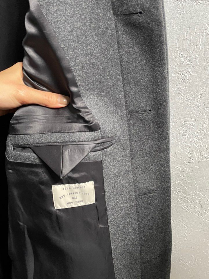 Club Monaco Men's Wool Funnel Neck Coat - photo 5