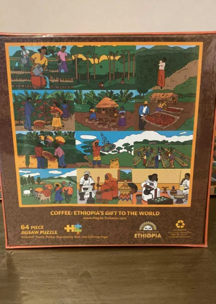 Ethiopian Coffee Culture 64 Piece Jigsaw Puzzles - Unique Gift image indicator(3)