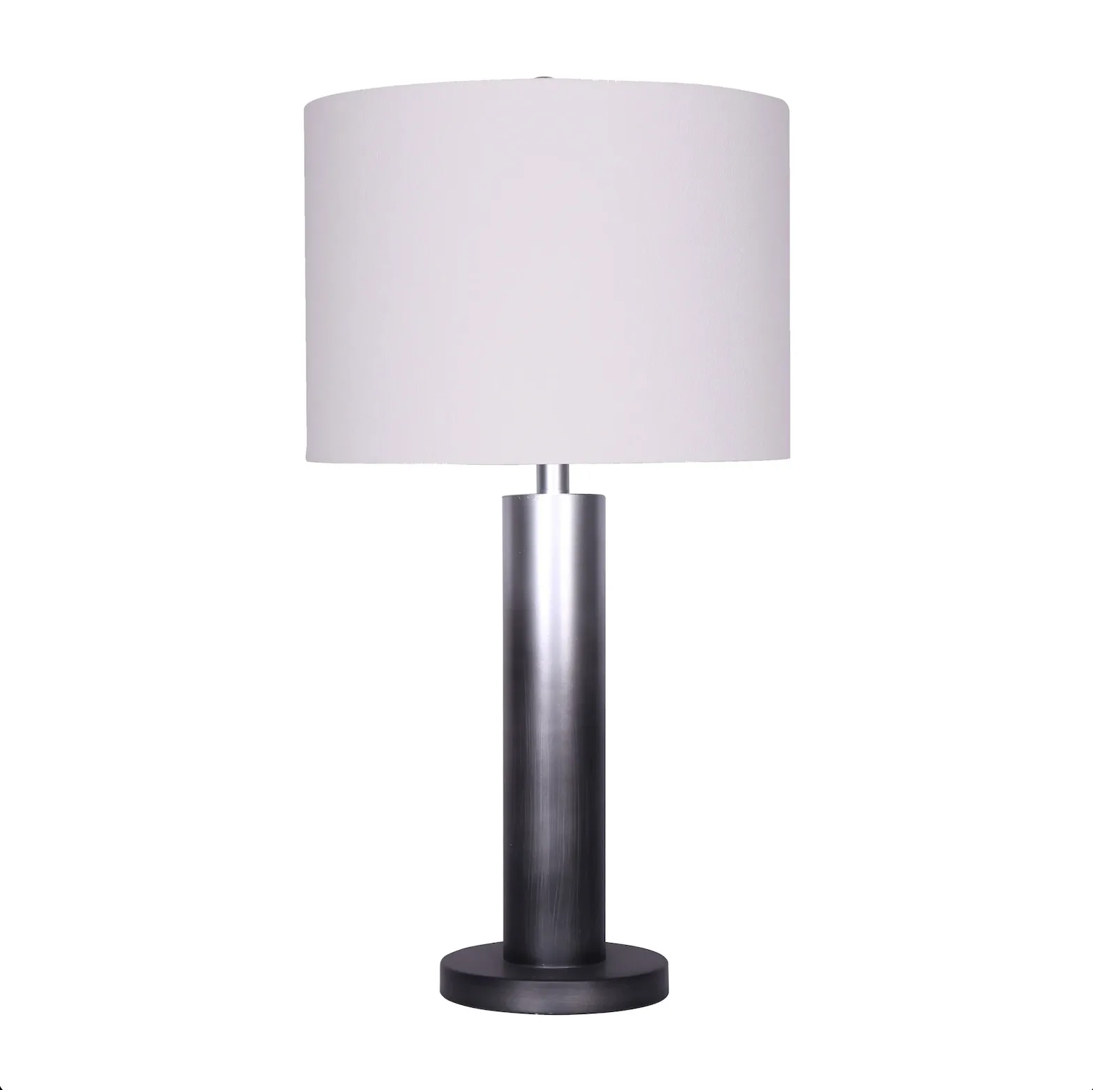 Grey-Black Ombre Metal Table Lamp