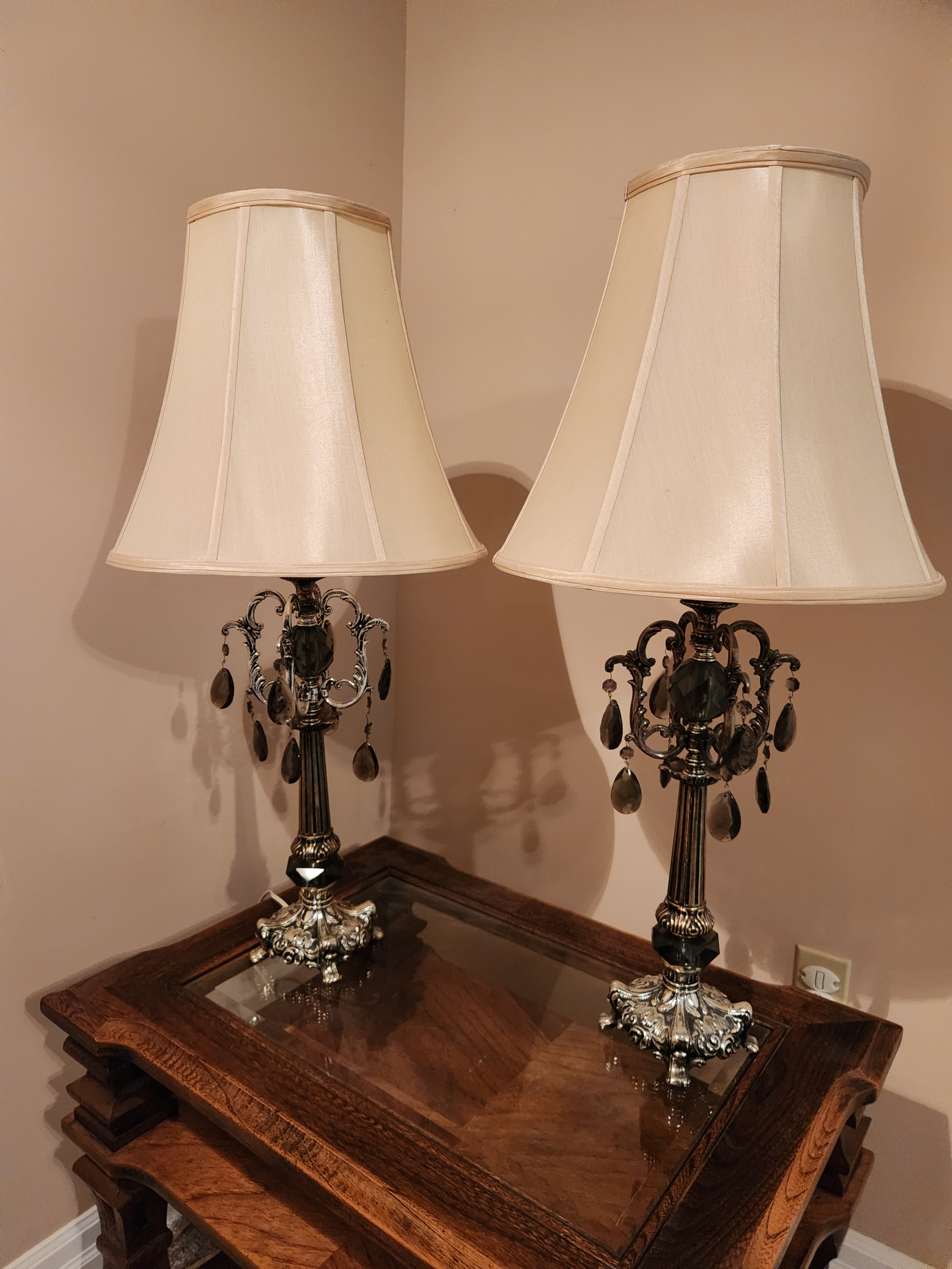 Antique Lamps Set of Two