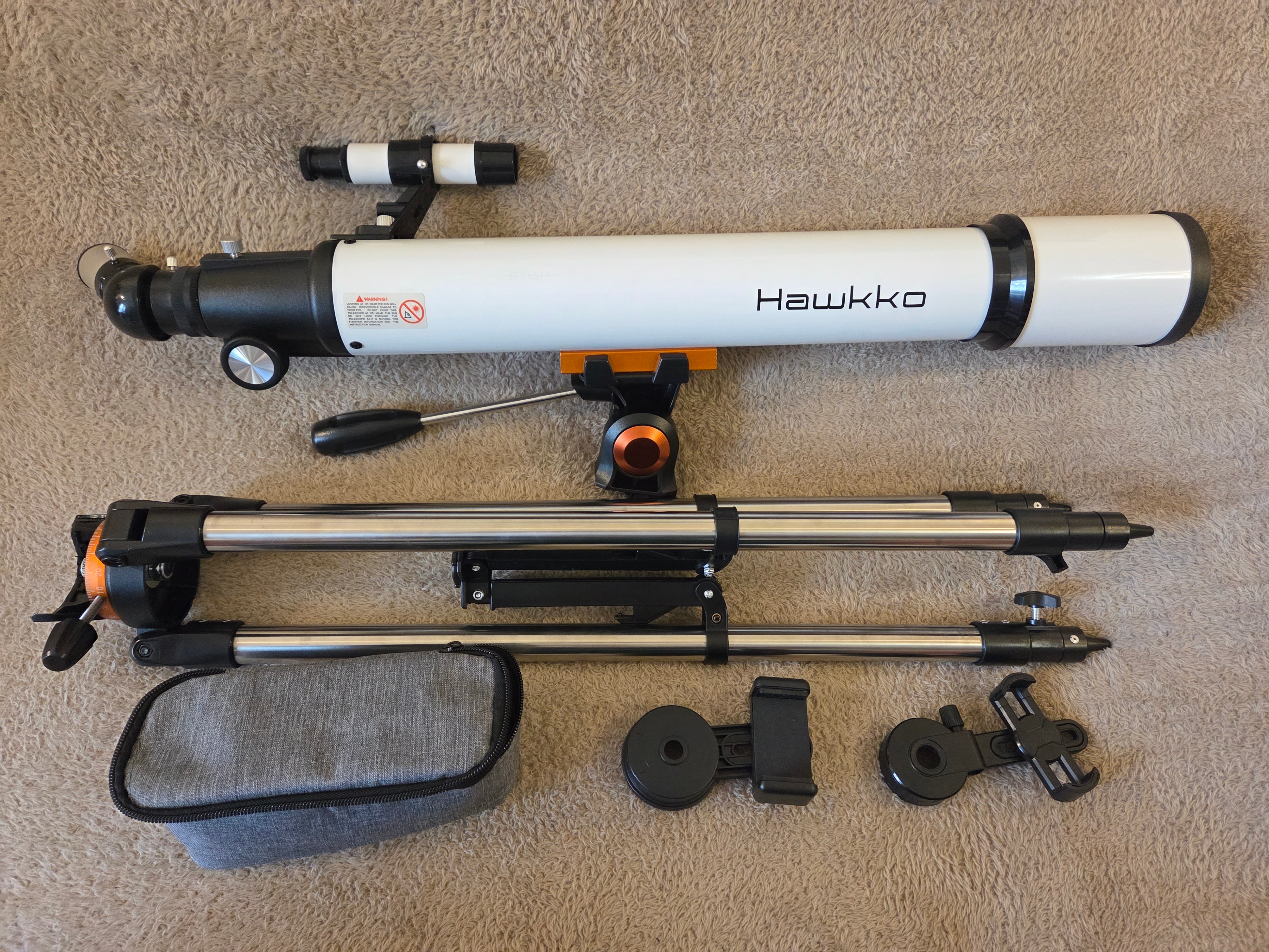 Hawkko 70/700 Refractor Telescope kit – as is, bag - photo 5