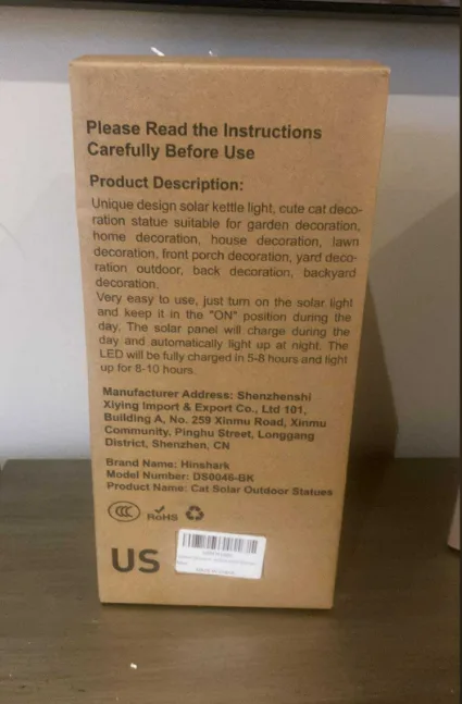 Solar-Powered Outdoor Cat Garden Statues - 2 Available image indicator(6)