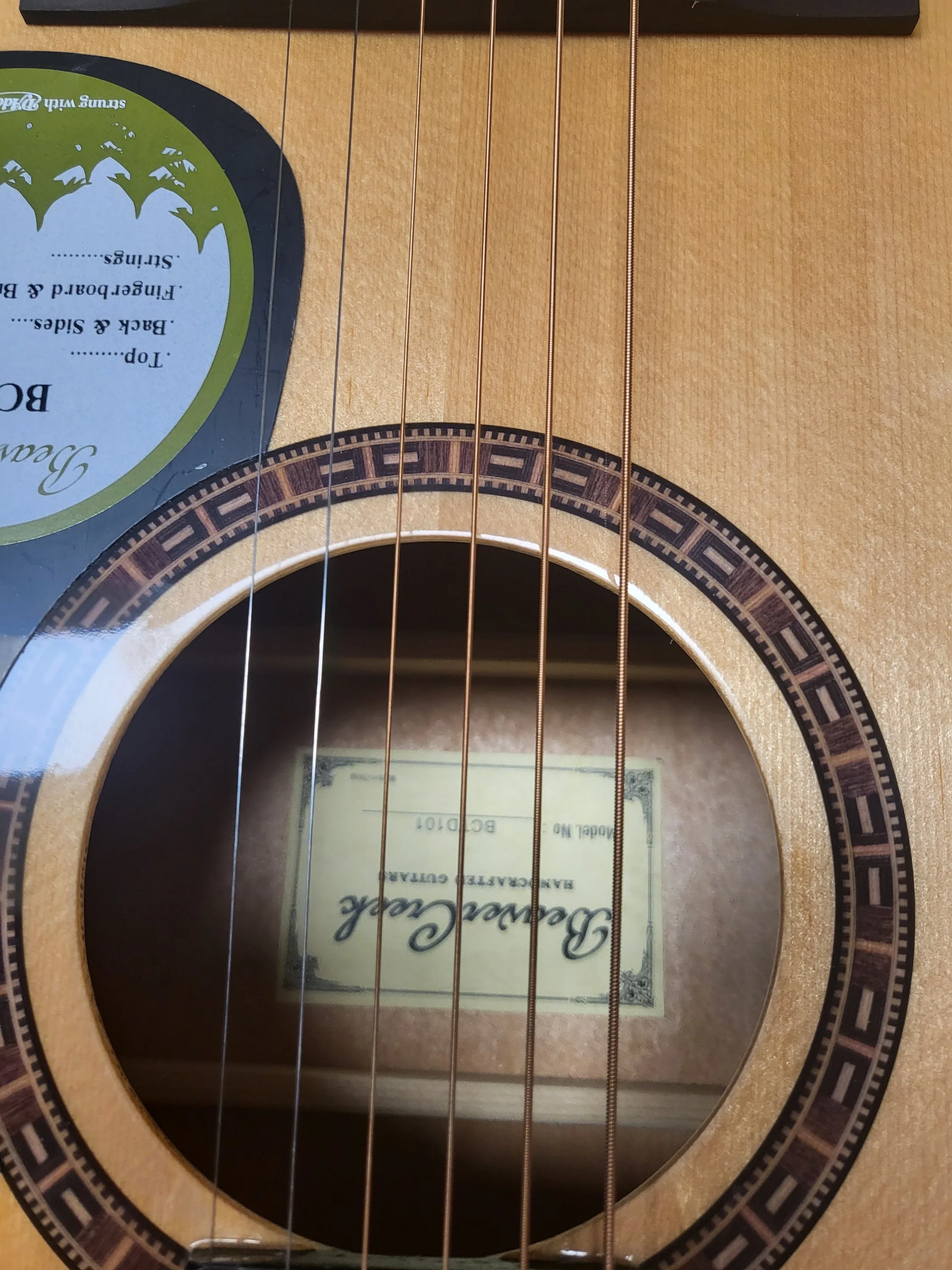 Beaver Creek BCTD101 Brand New Beginner Acoustic Guitar image indicator(2)