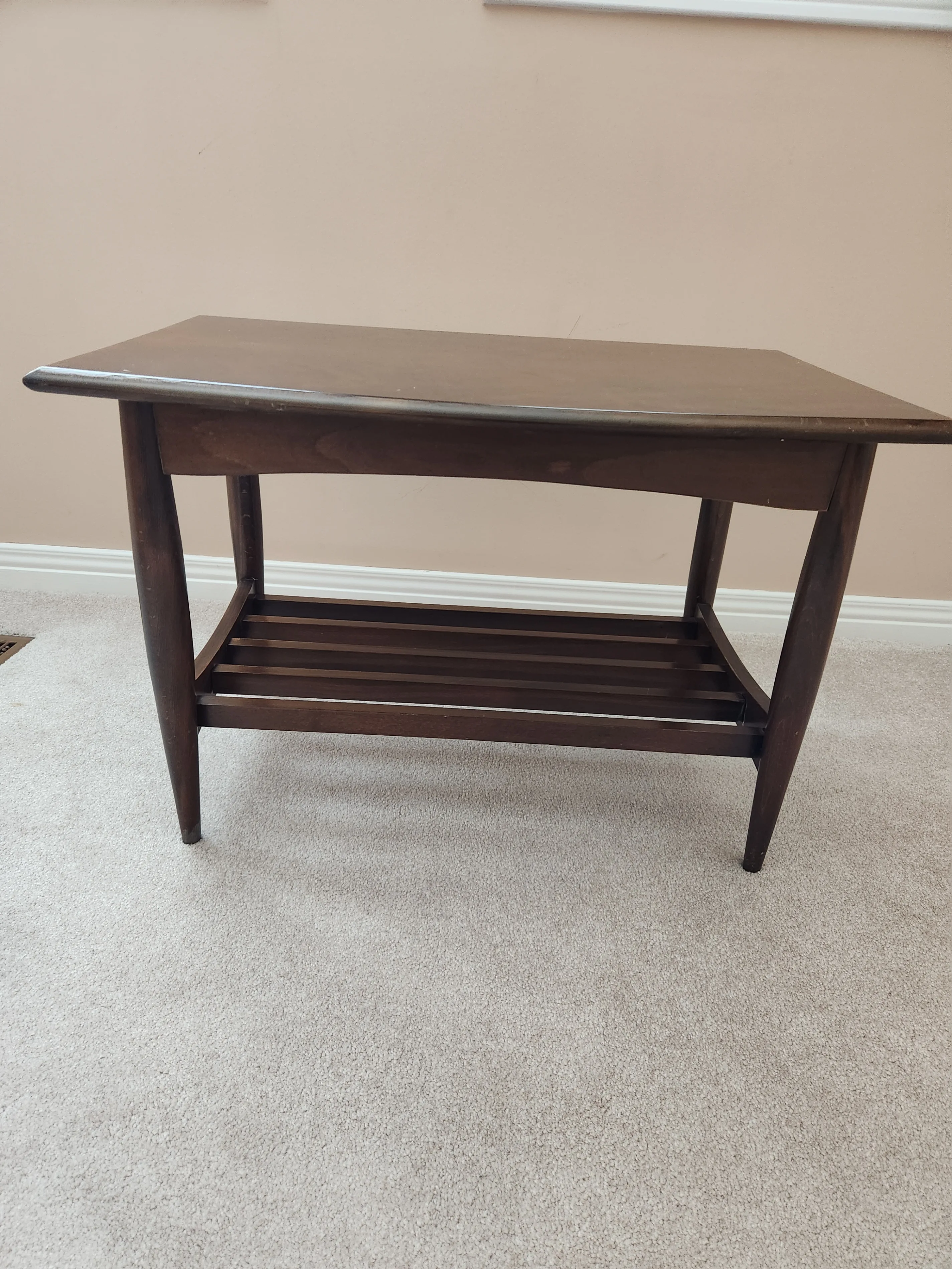 Vintage Wood Coffee Table and End Table image indicator(3)