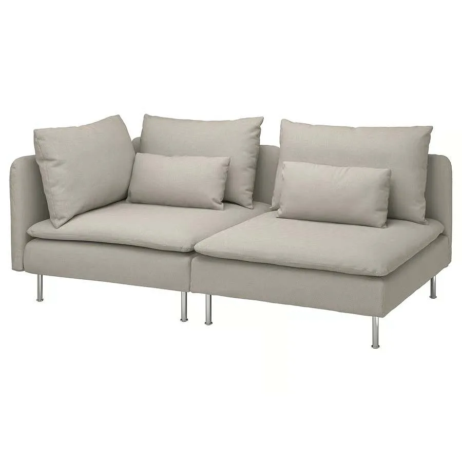 Deep Seat Sectional Sofa 3-seat w/Machine Washable Covers thumbnail