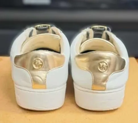 Michael Kors Genuine Leather Sneaker w/ No-Tie Elastic Shoelaces image indicator(5)