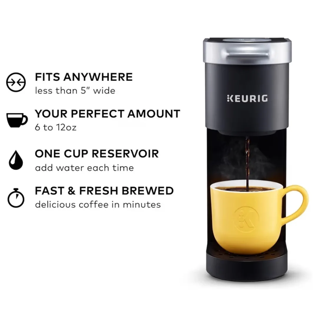 Keurig K-Mini Single Serve Coffee Maker, 6 to 12oz, Black image indicator(3)