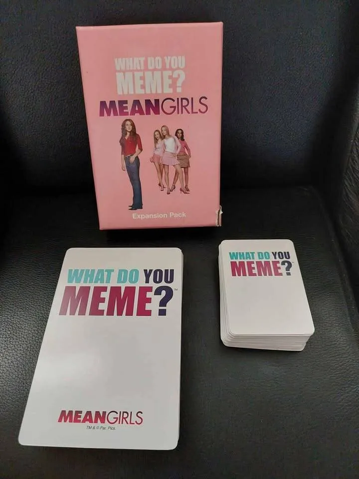 What do you meme? Mean girls expansion pack card game thumbnail