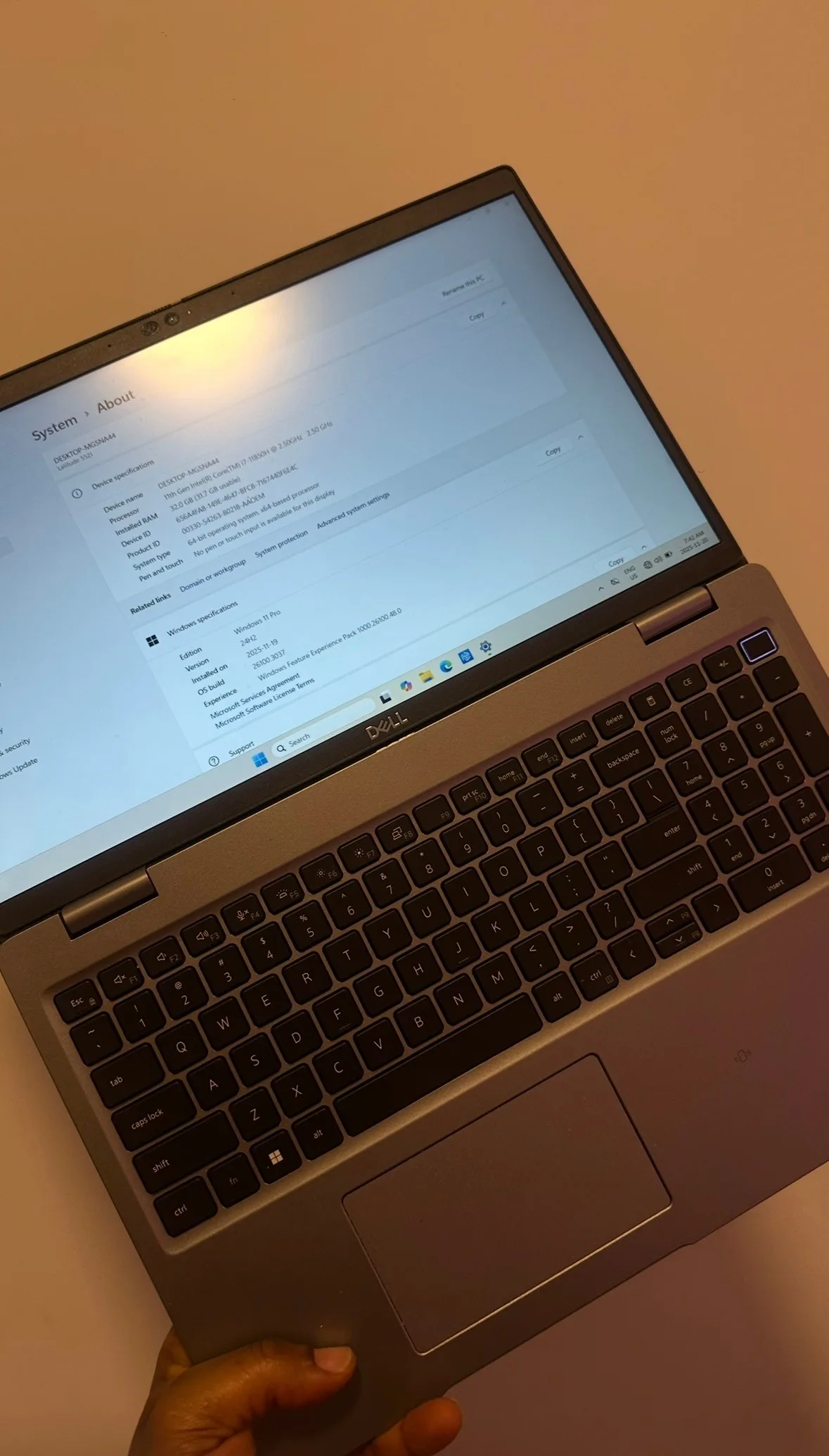 DELL LATITUDE 5521 Laptop - i7 vPRO, 32GB RAM, 256GB