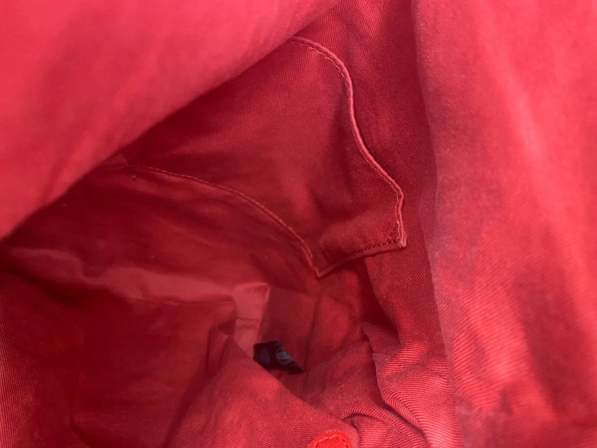 Fossil Erin Crossbody Convertible Red Leather Purse image indicator(7)