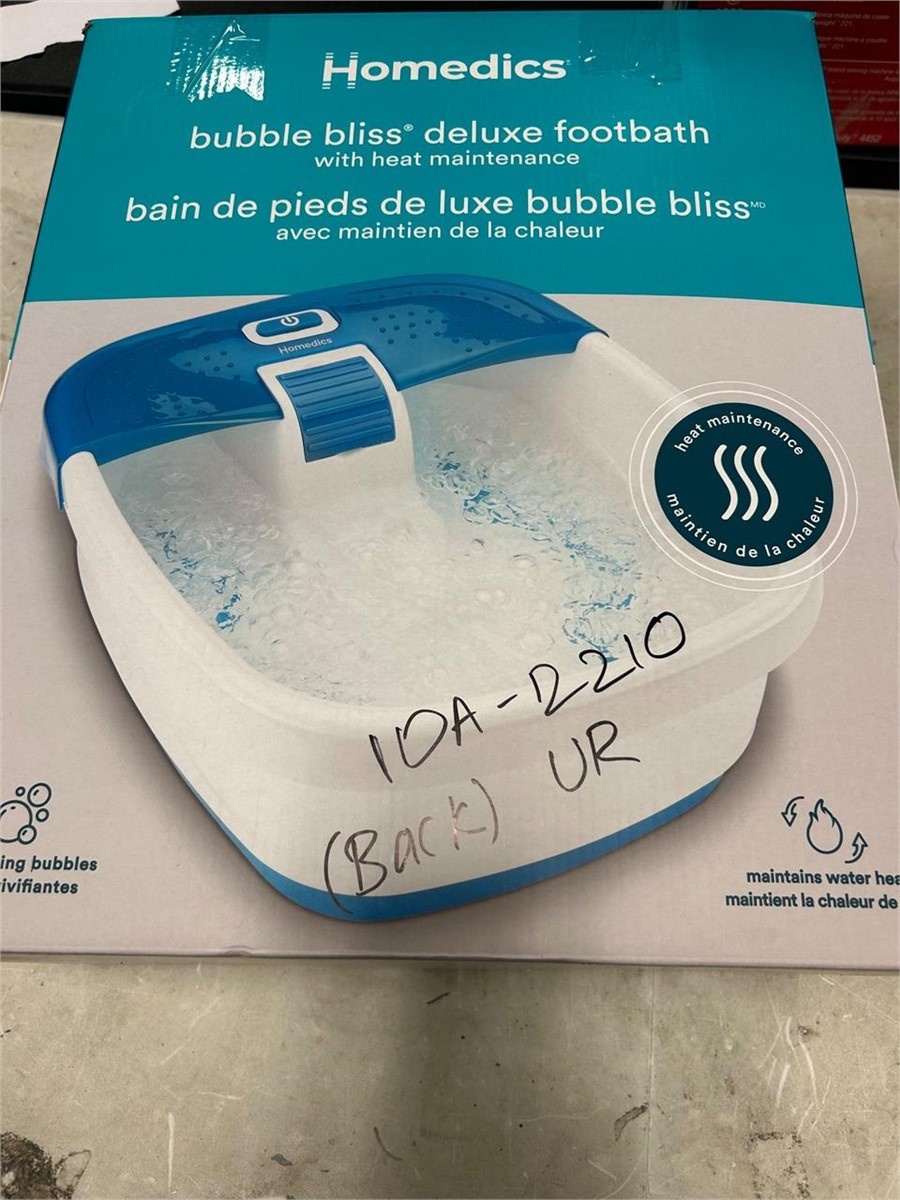 HoMedics Bubble Bliss Deluxe Foot Spa - photo 3