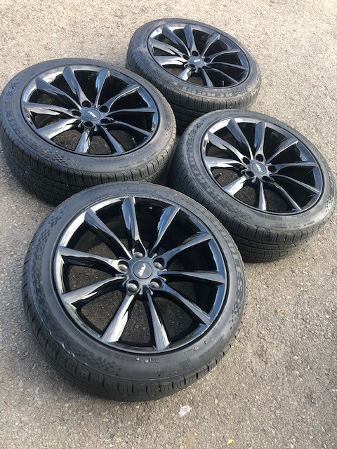 NEW 18"TESLA Model 3 reps(5x114)+235/45/R18 Kumho snows