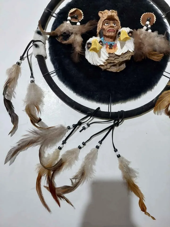 Native American dream catcher decor art 14.5" image indicator(7)