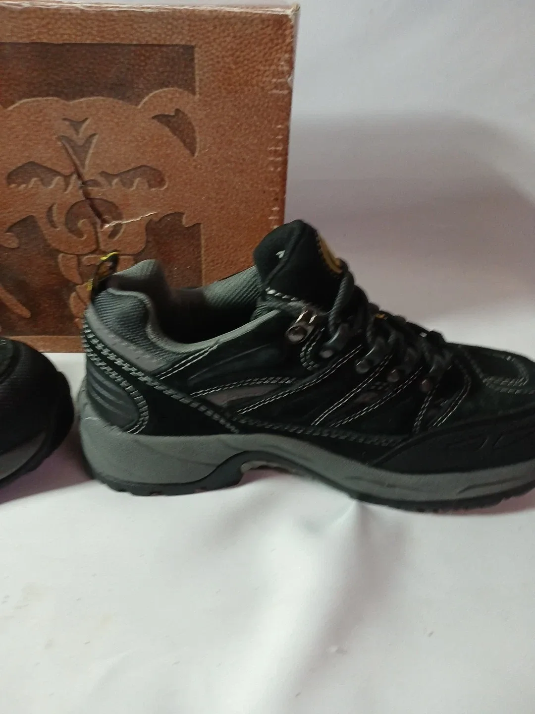 Kodiak Boots Men's Size 7 - Steel Toe, Suede Leather Boots Black image indicator(3)