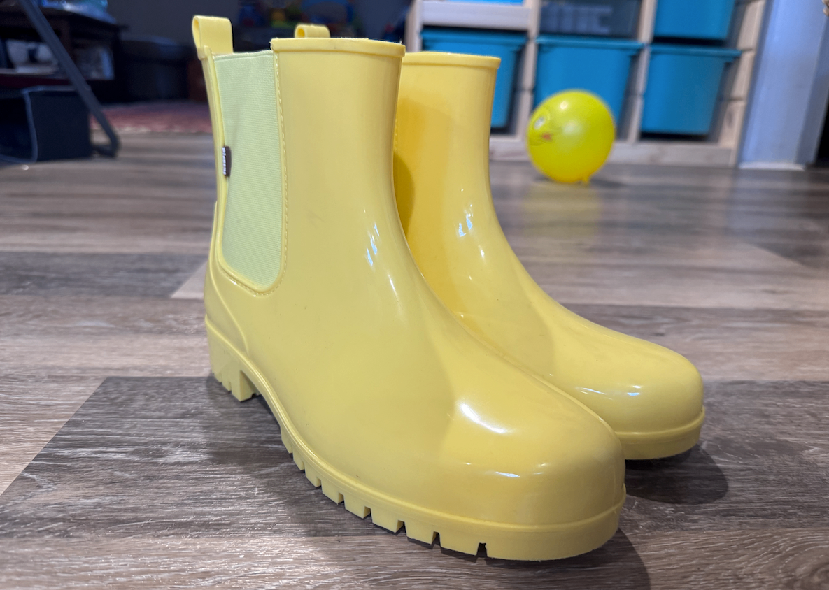 Women's Yellow Rain Boots