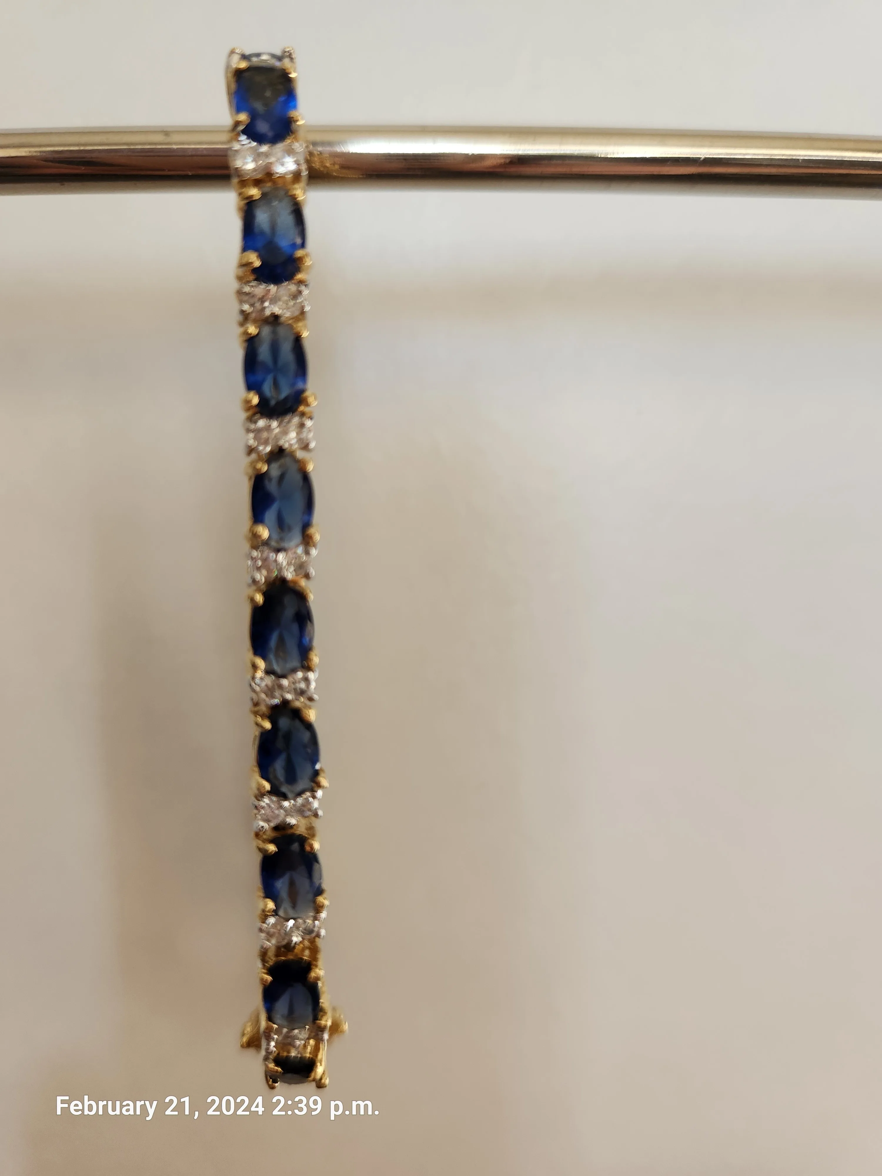 Brilliant Blue & CZ Bracelet image indicator(2)