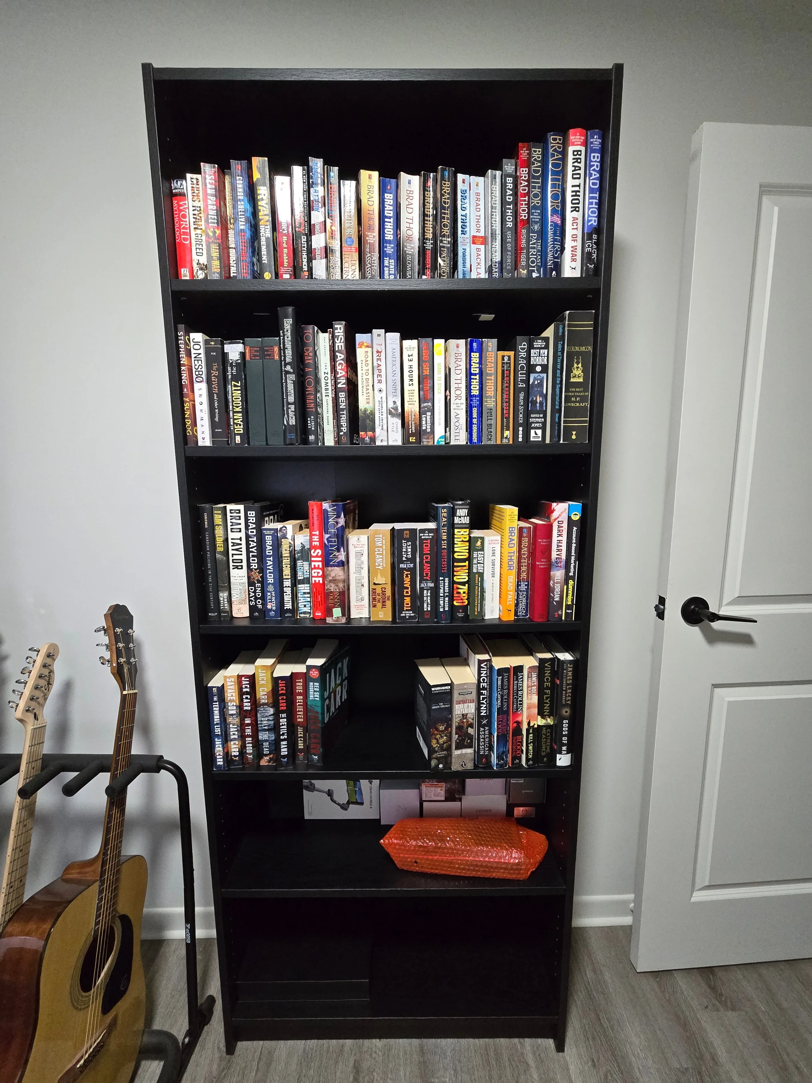 IKEA Billy Bookcase – Black Oak (6 Shelves)