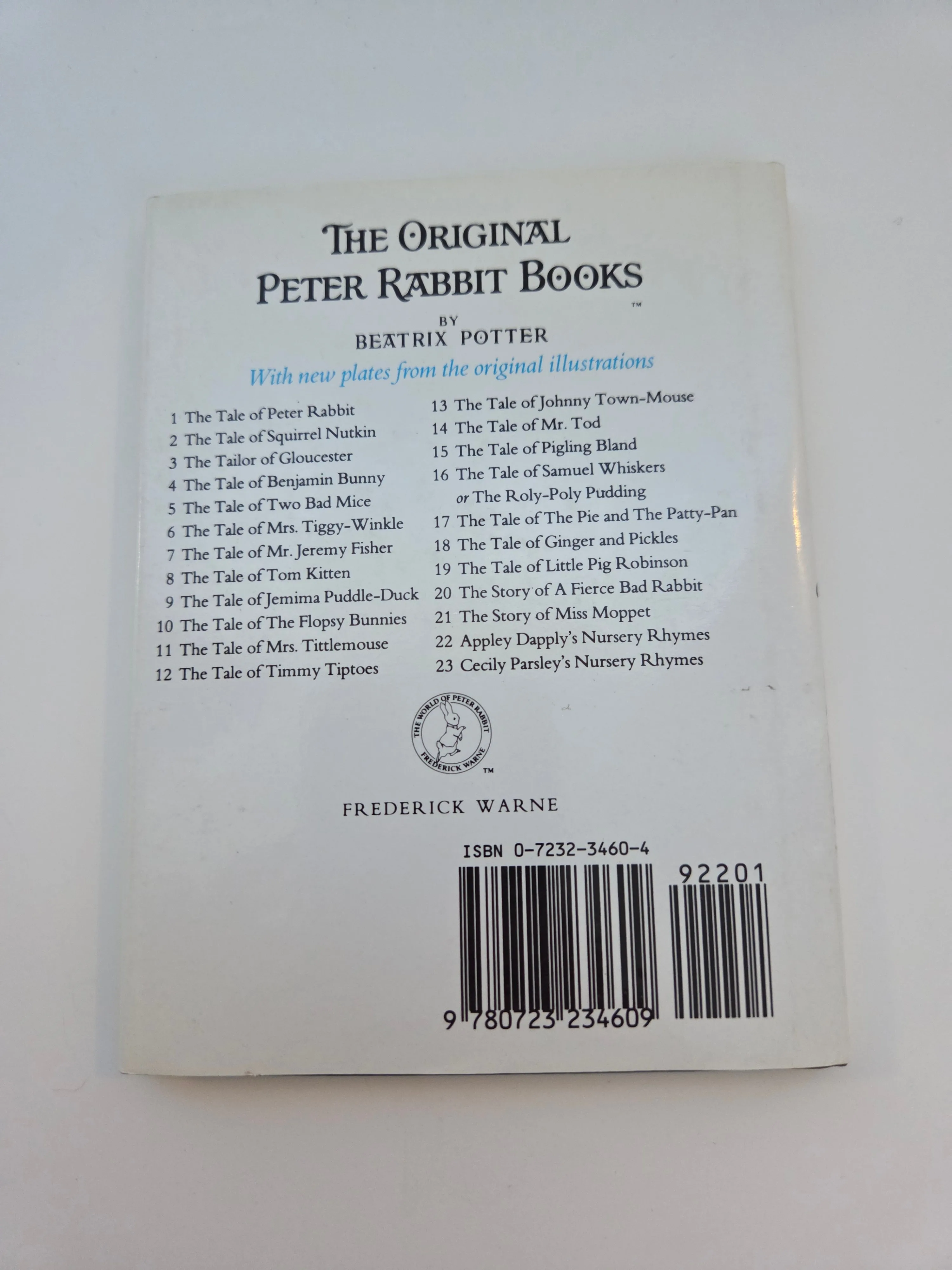 Peter Rabbit by Beatrix Potter, 1989 HC w/ DJ image indicator(2)