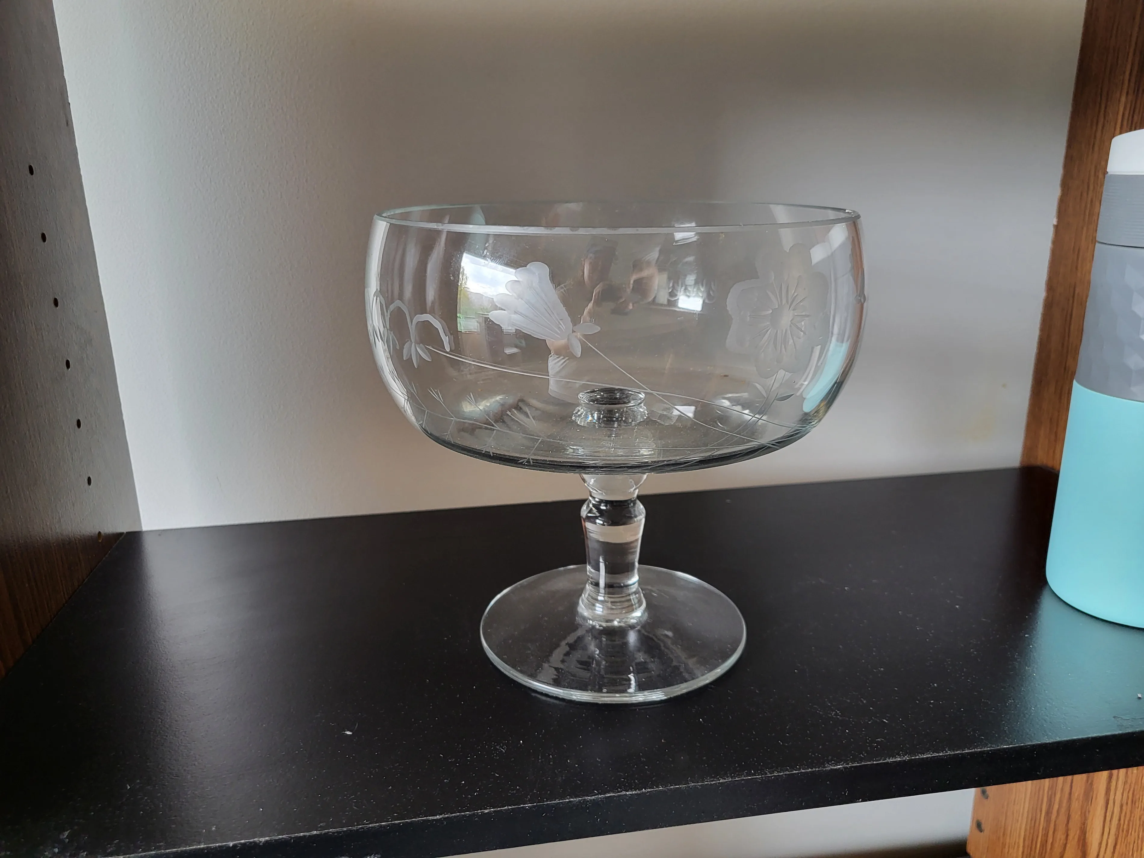 Crystal Pedestal Bowl